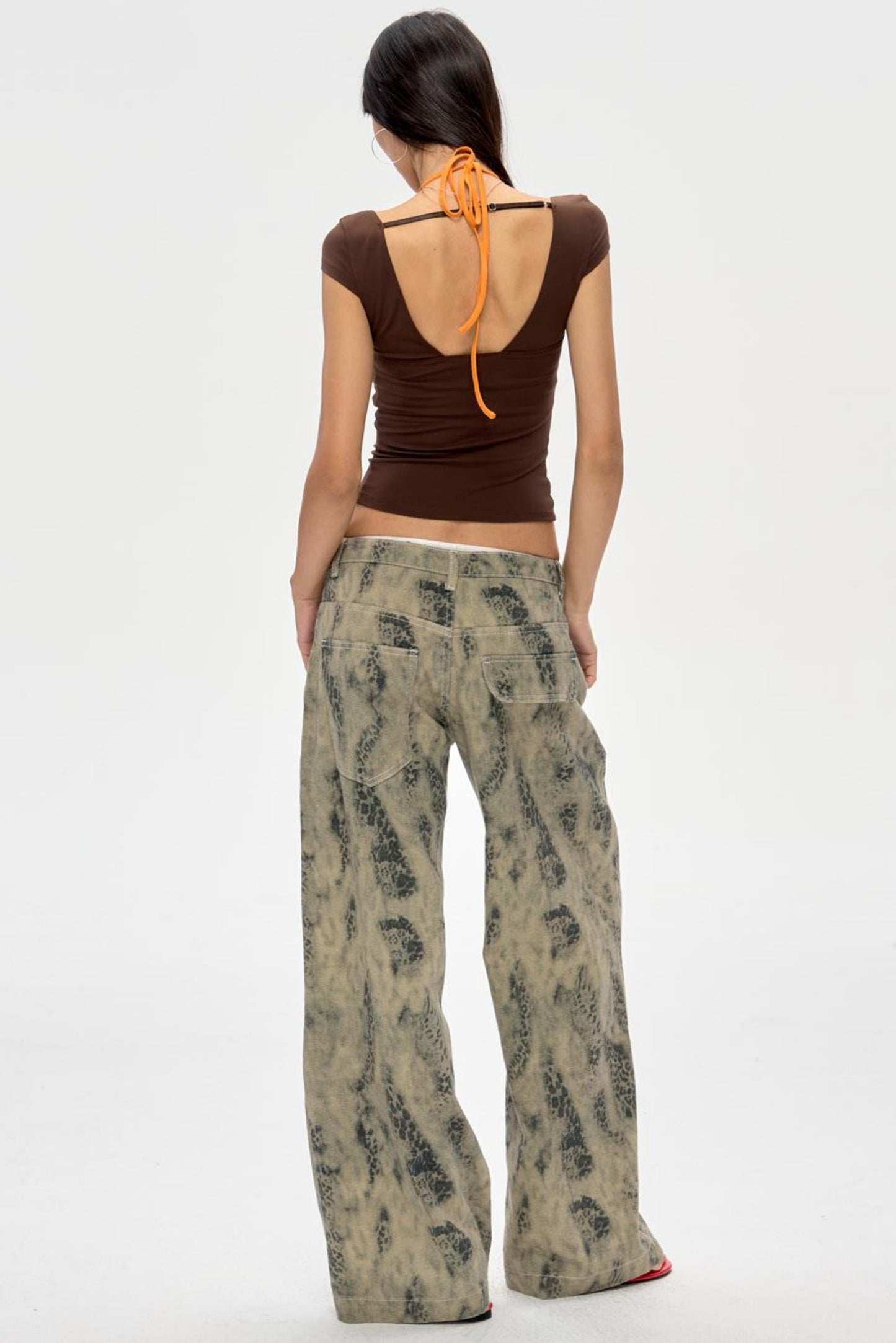 Vibrant Lace V-Neck Top