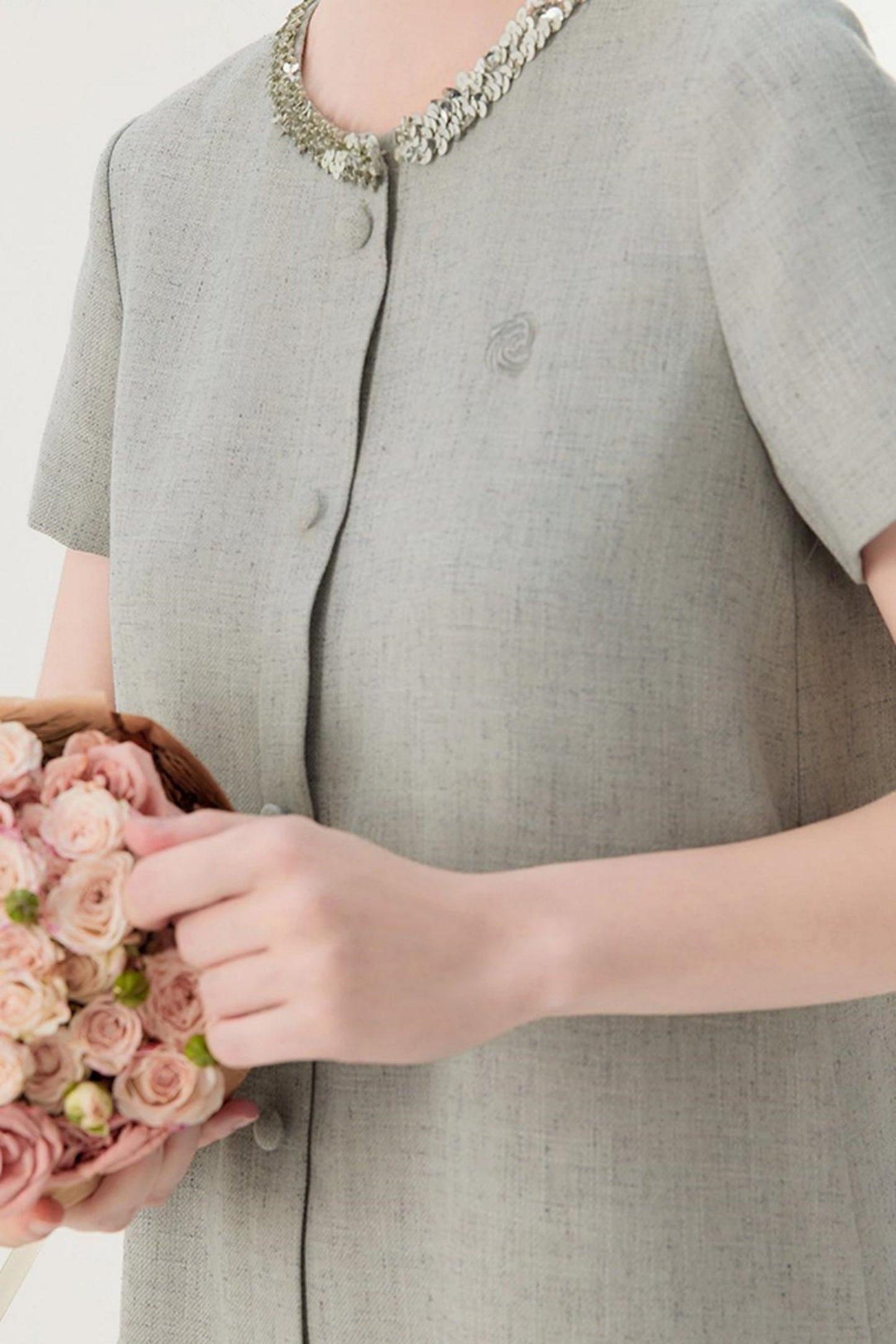 Summer Sparkle Ruffle Dress