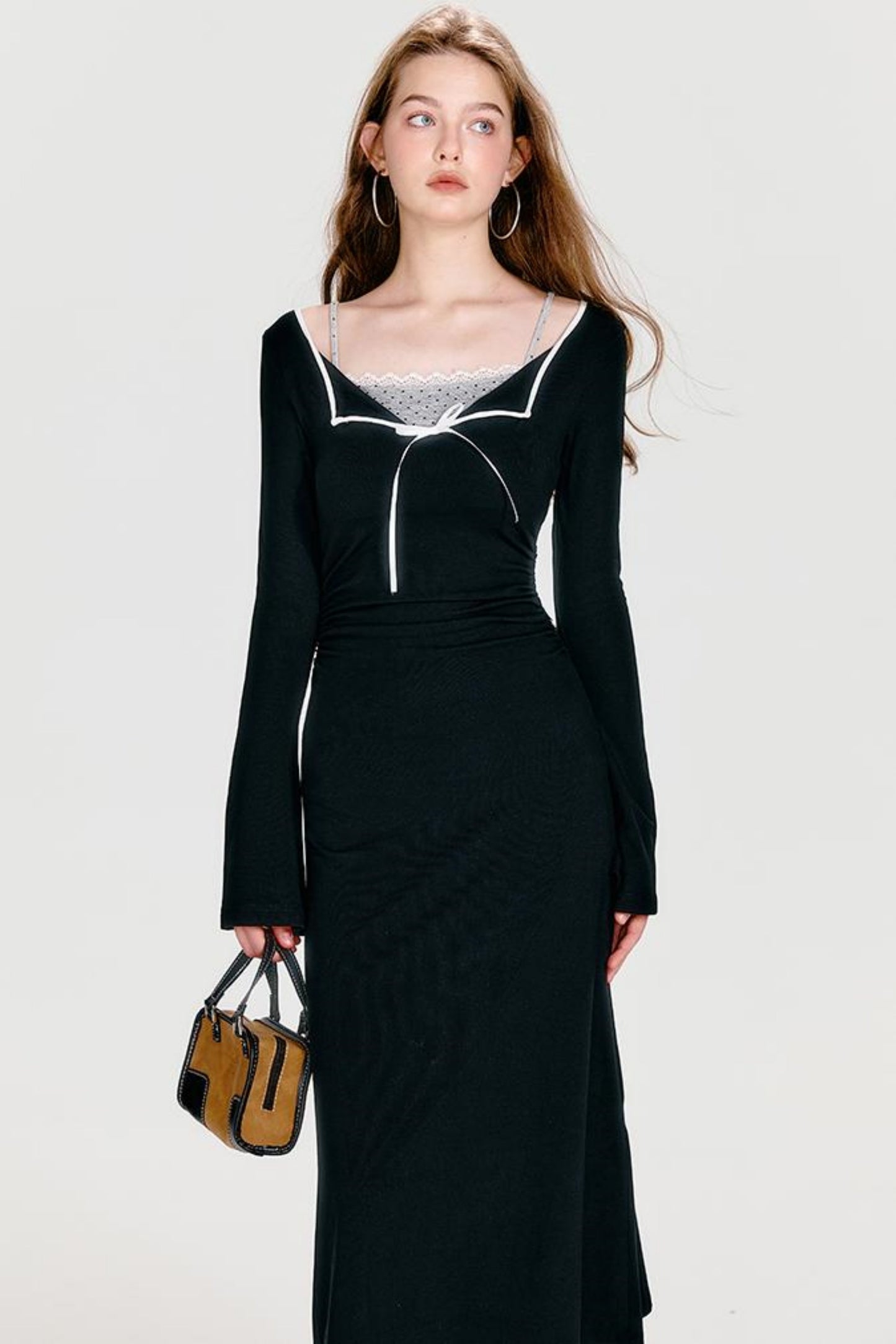 Dual Knit Maxi Dress