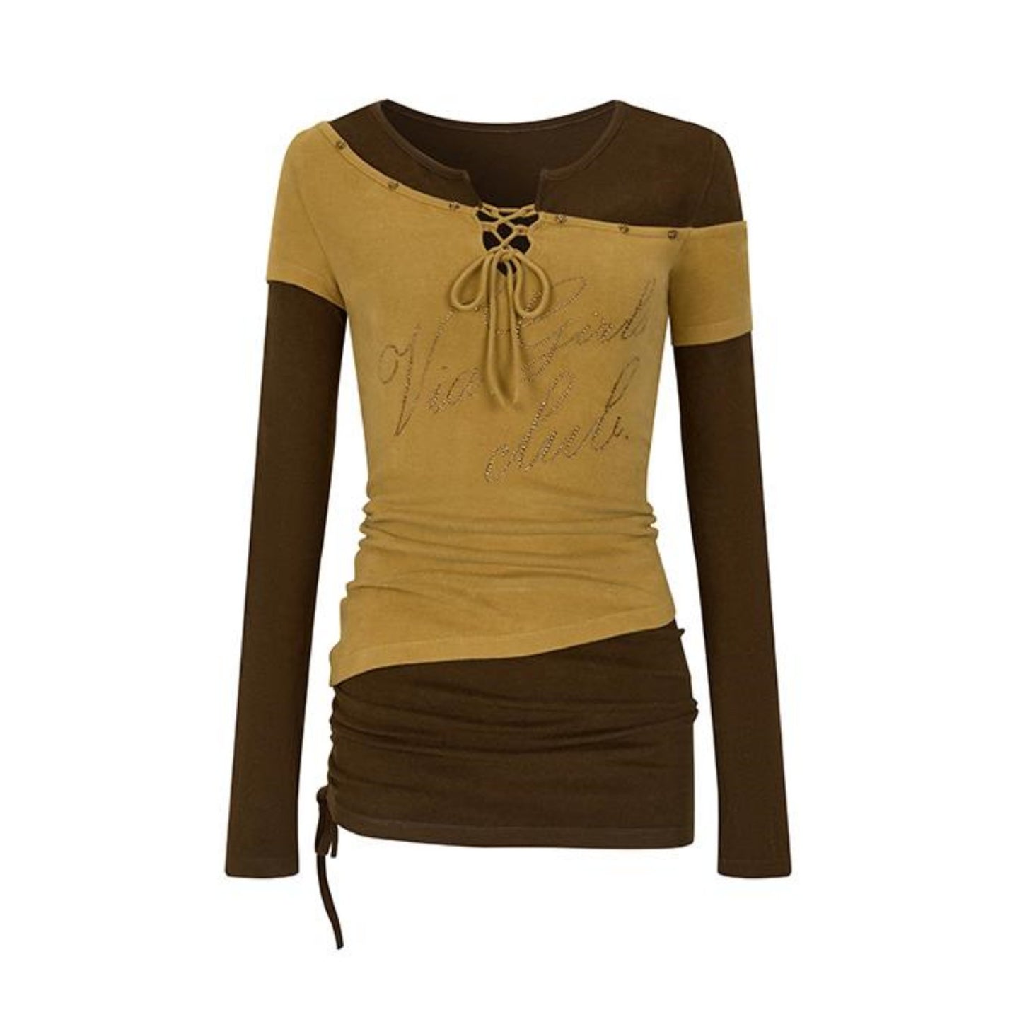 Chic Drawstring Midi Dress