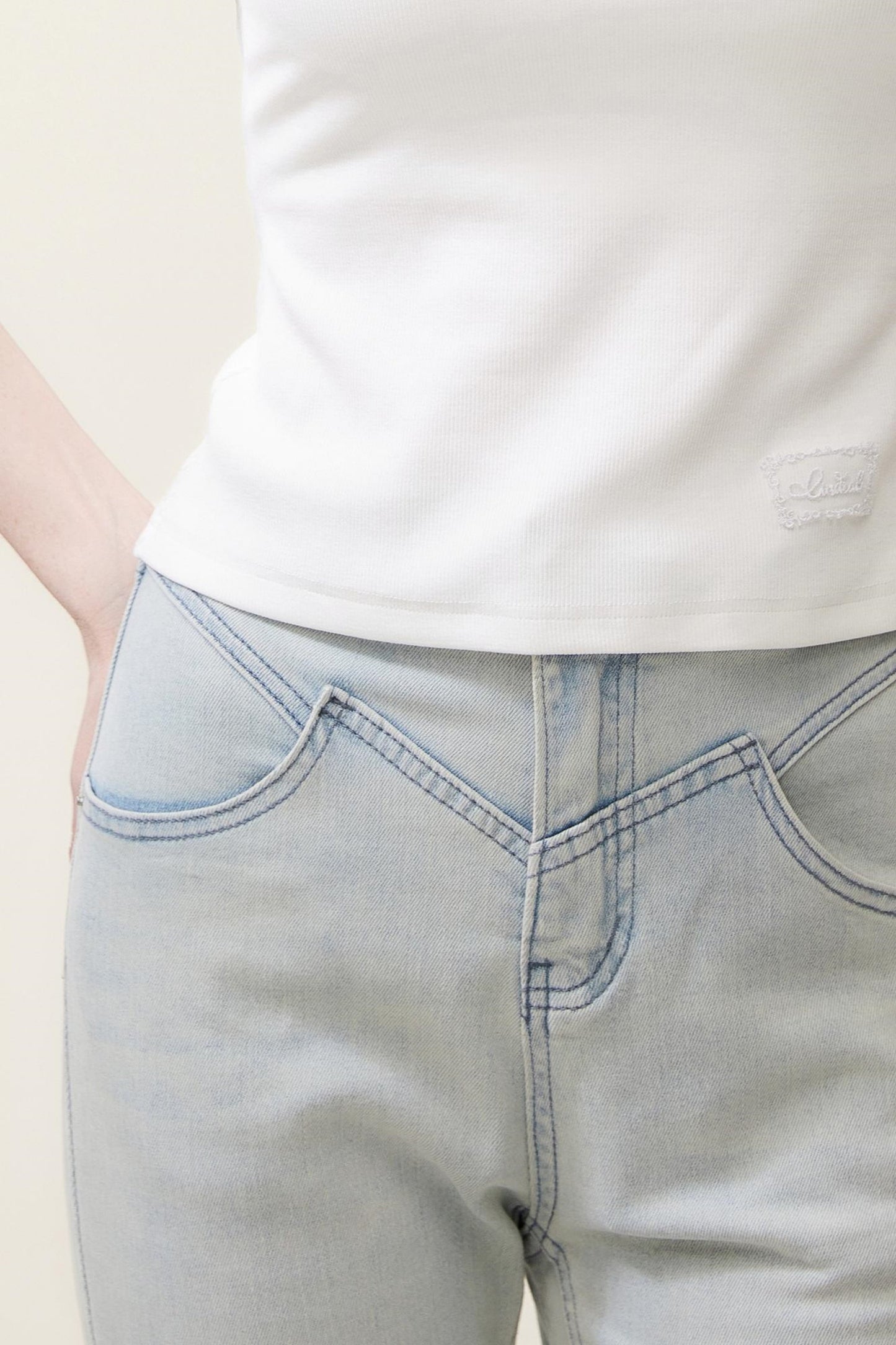 High-Waisted Pear-Shaped Jeans