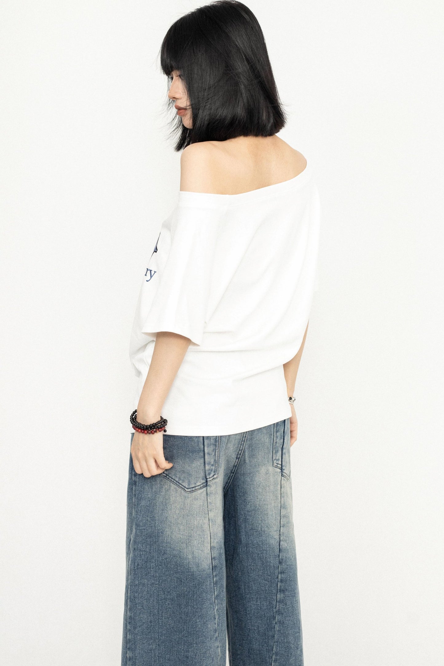 Retro Spice Girls One-Shoulder Tee