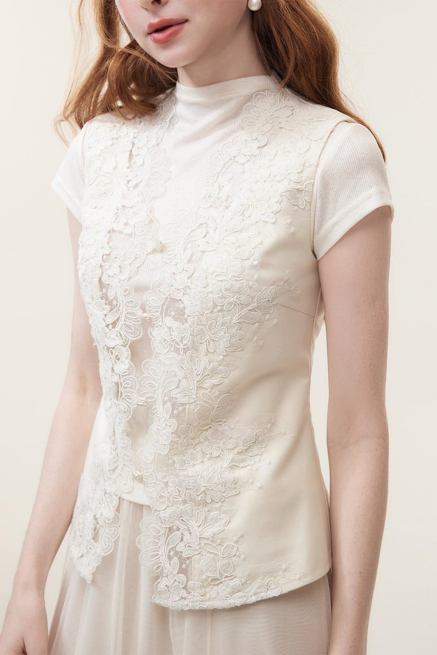 Luxe Lace Sleeveless Top Set-Up