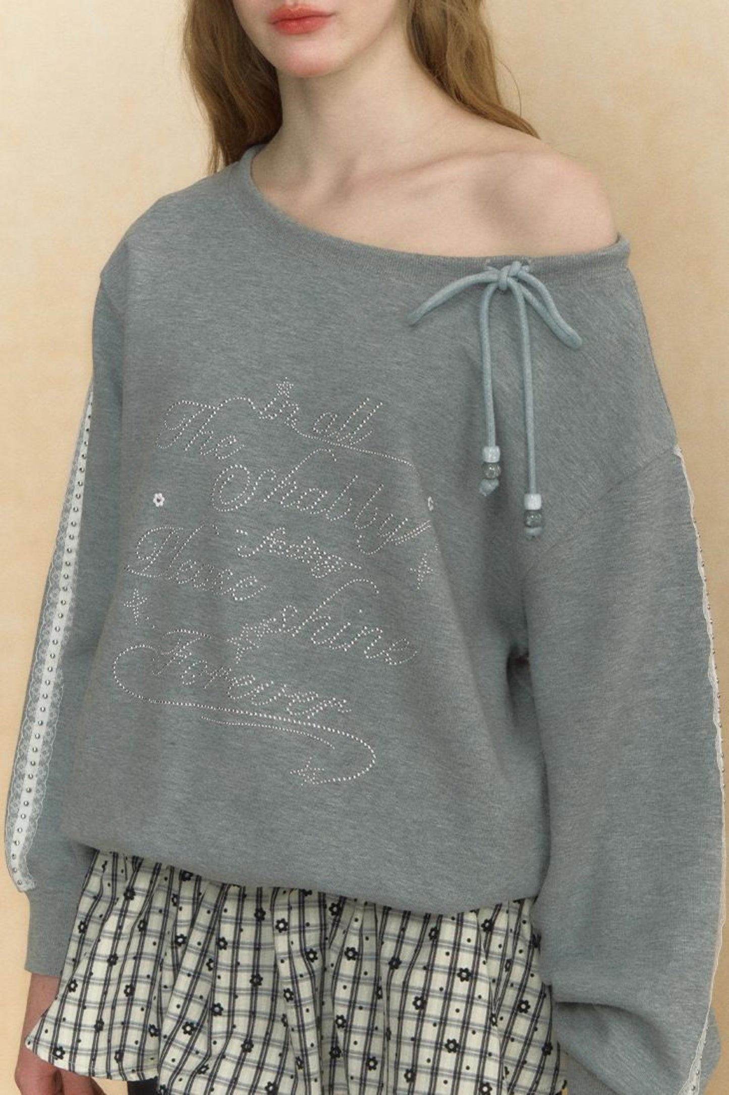 Slouchy One-Shoulder Sweater