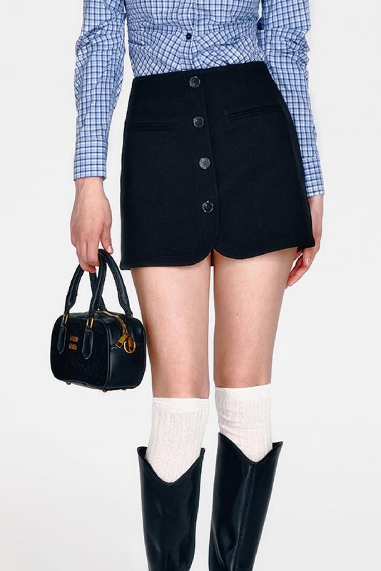 Vintage Plaid Skirt Set-Up