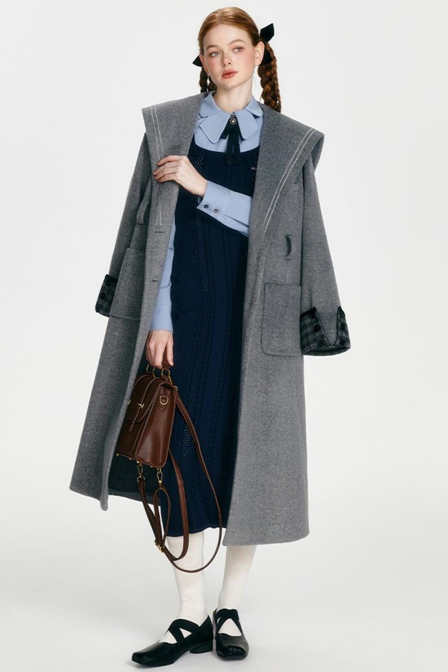 Retro Knit Skirt Dress