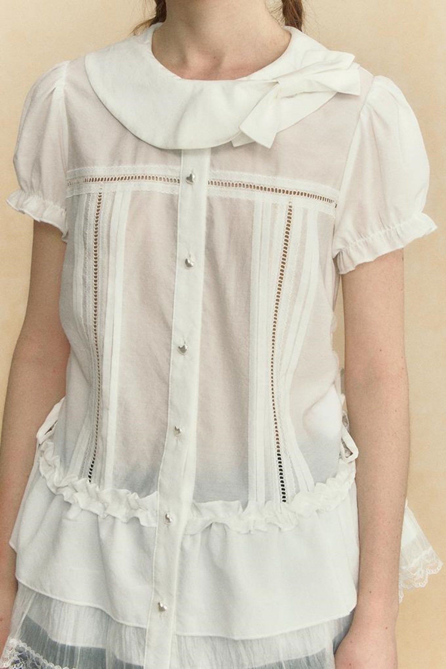Puff Sleeve Vintage Blouse