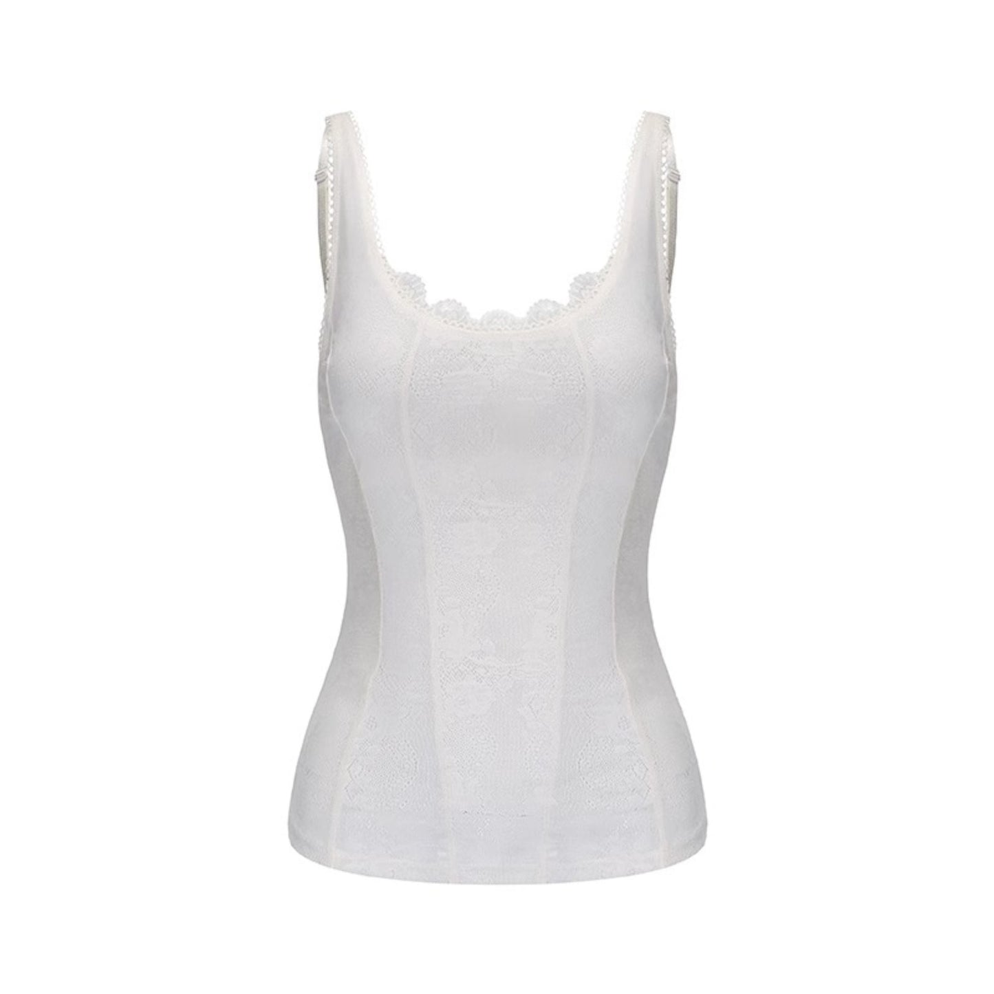 Lace White Camisole Top
