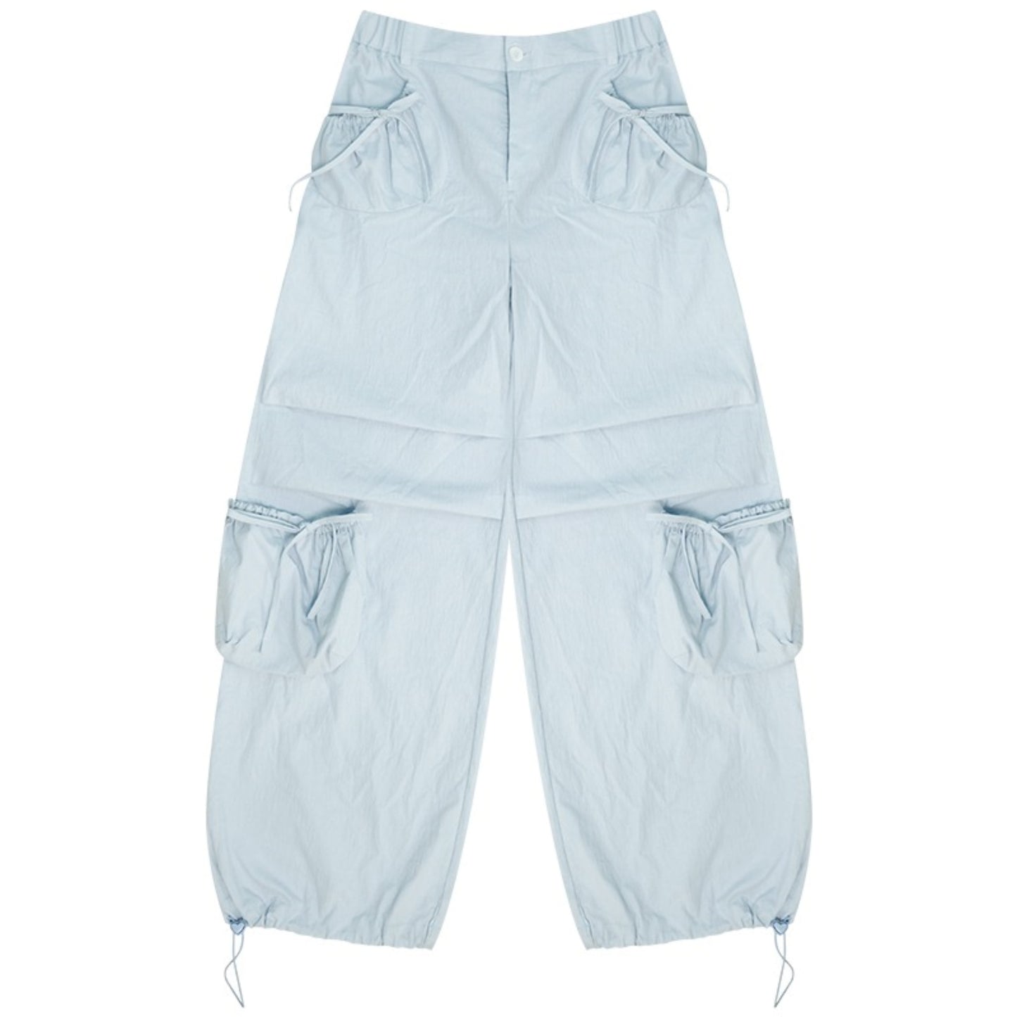 High-Waisted Wide-Leg Trousers