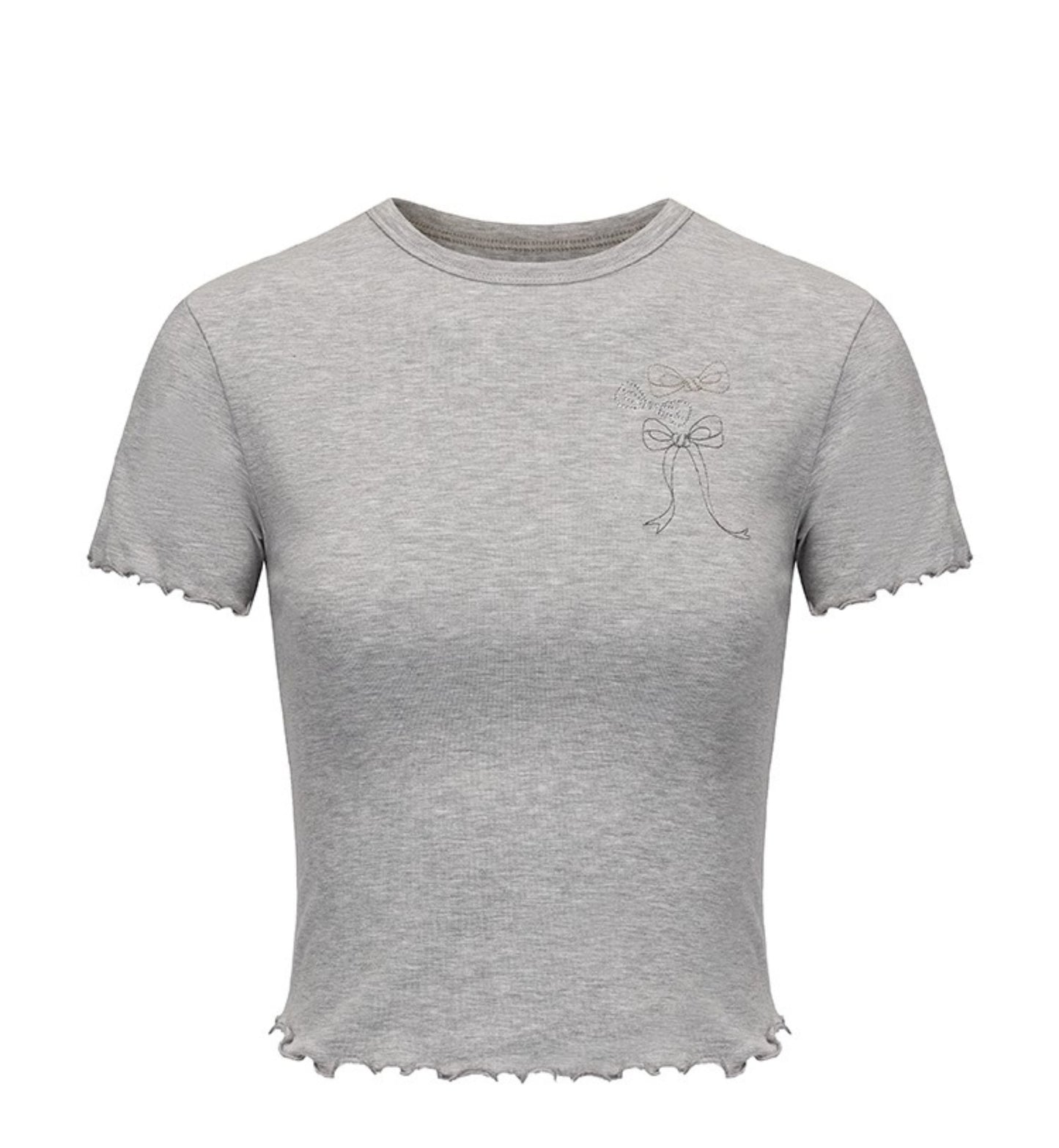 Lace Embroidered Slim Fit Top