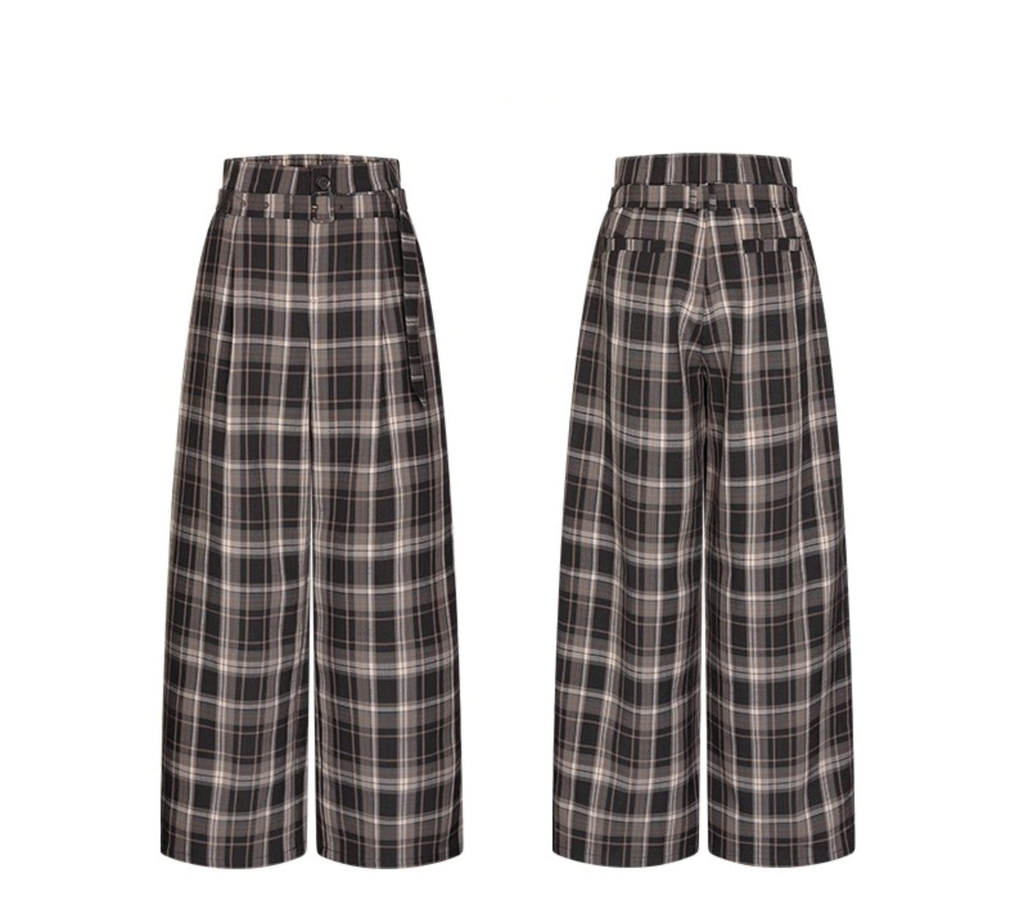 Secret Lazy Plaid Pants