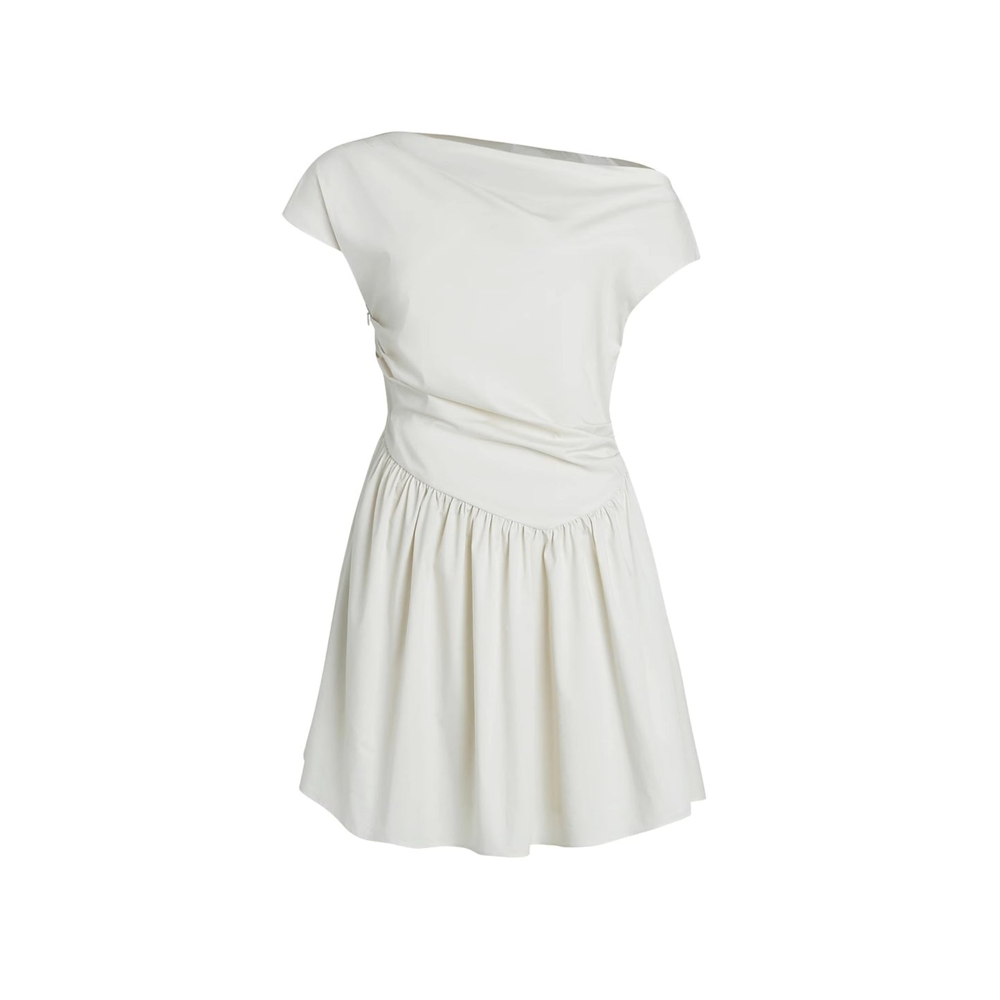 어깨 주름 드레스