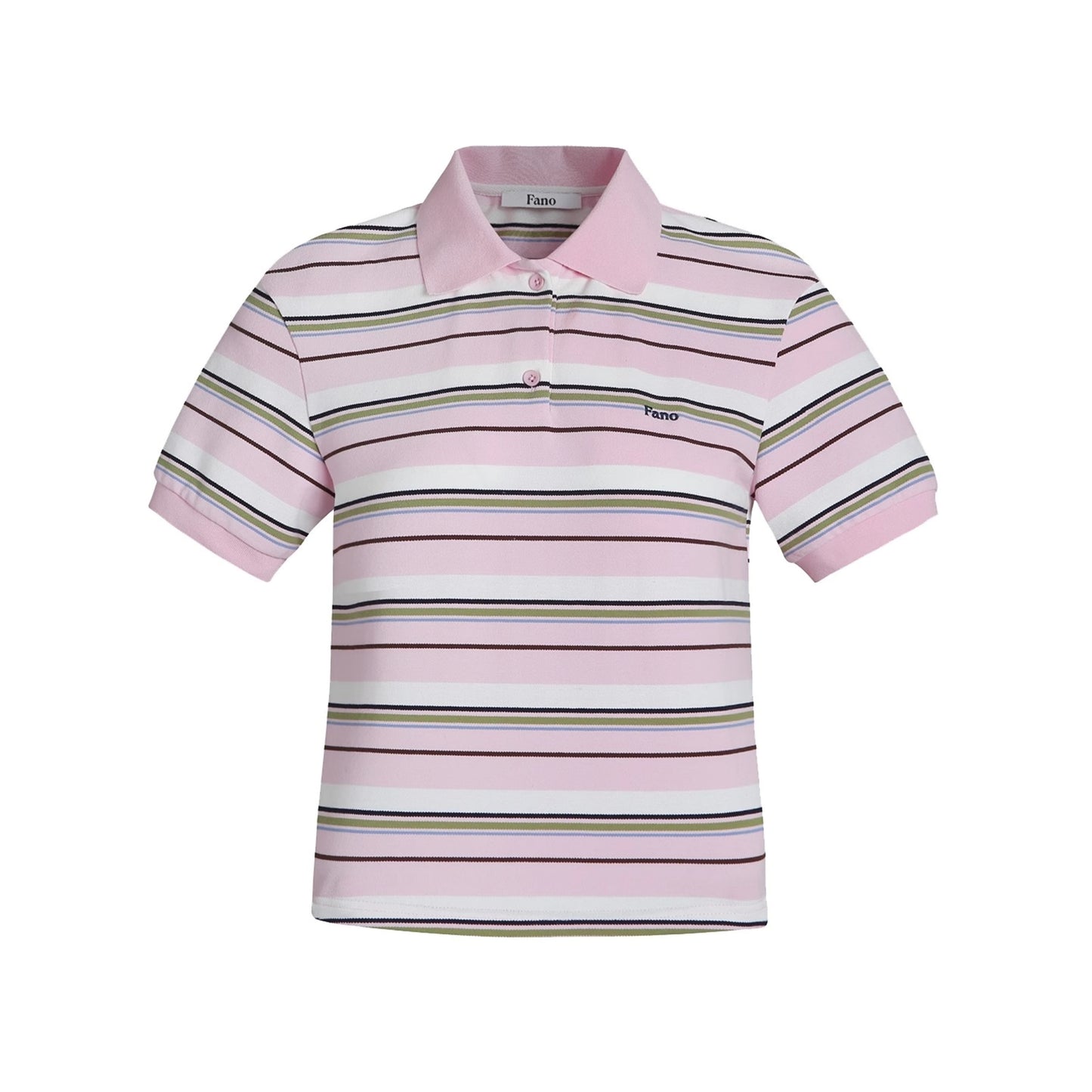 Retro Stripe Polo Shirt