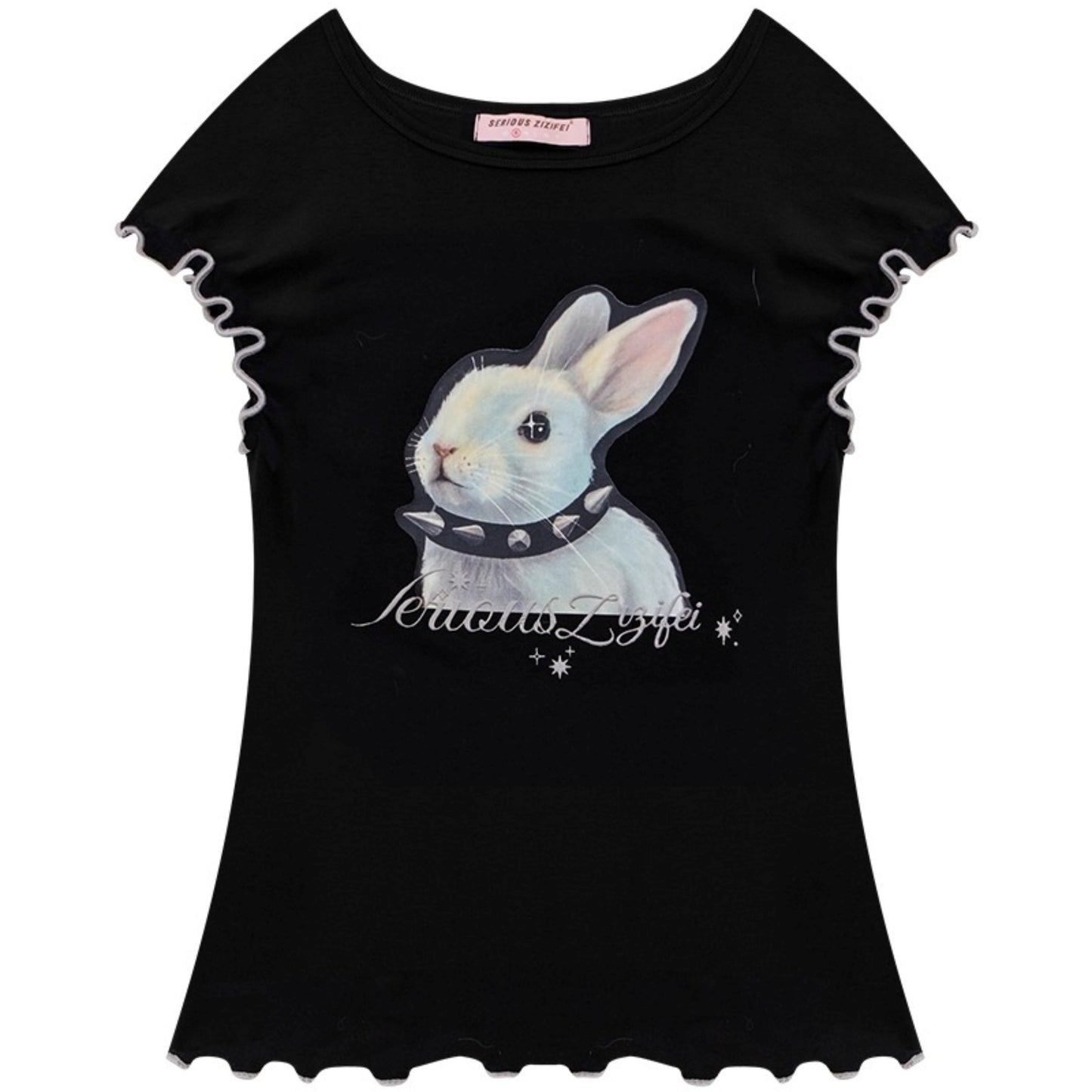 Black Rabbit Slim Top