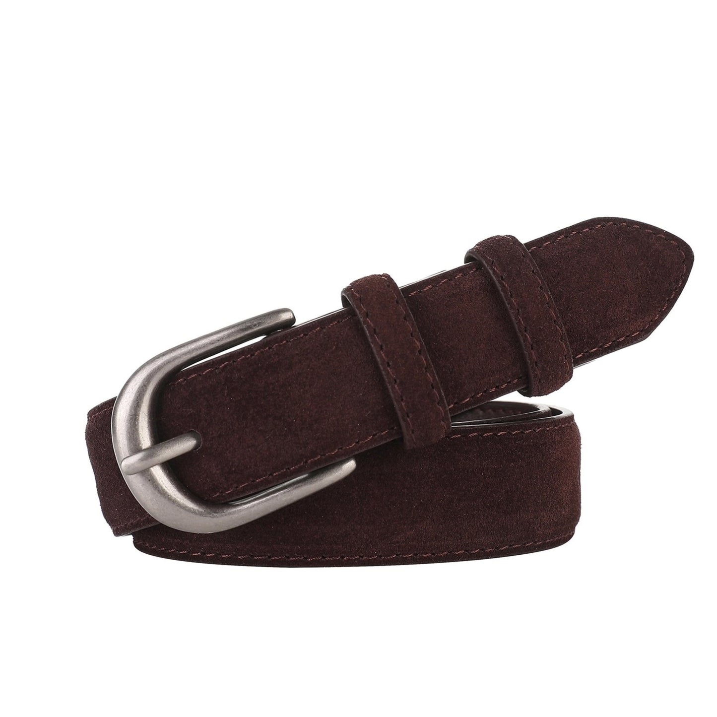Premium Silver Buckle Belt