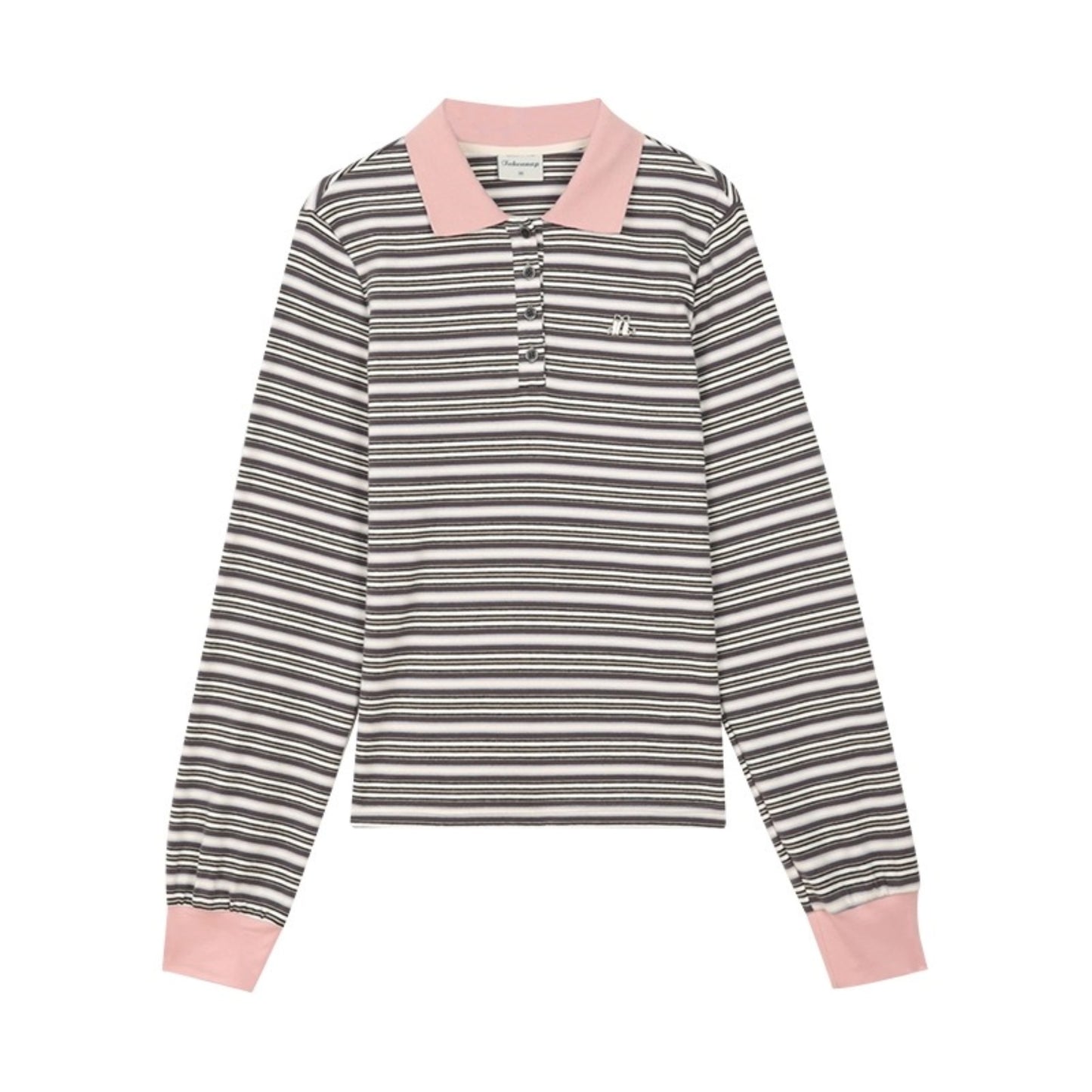 Retro Striped Polo Shirt