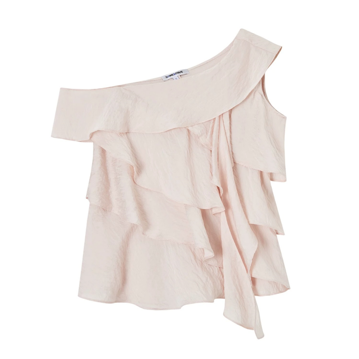 Multi-Layered Ruffle Off-Shoulder Top