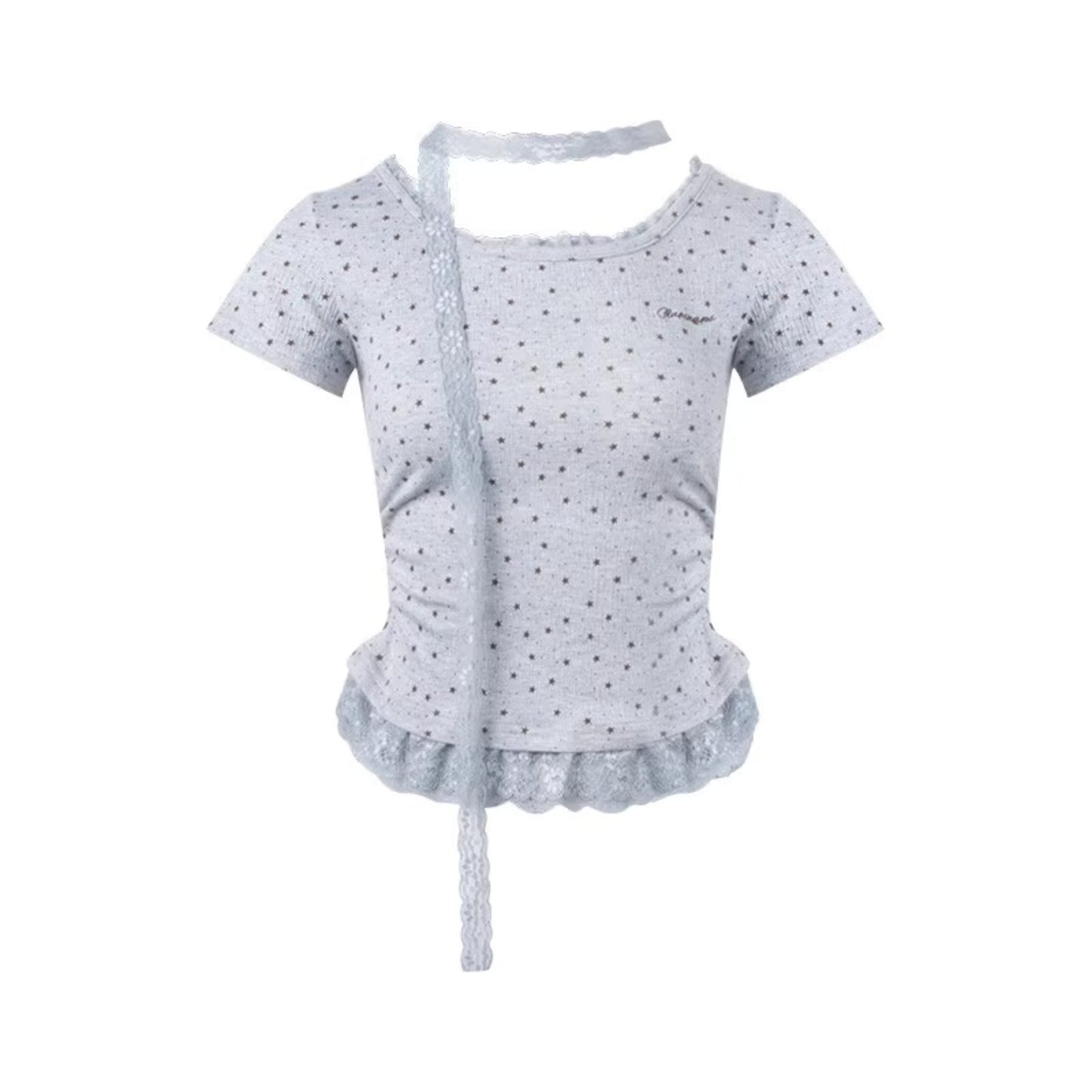 Star Lace Sweet Shirt