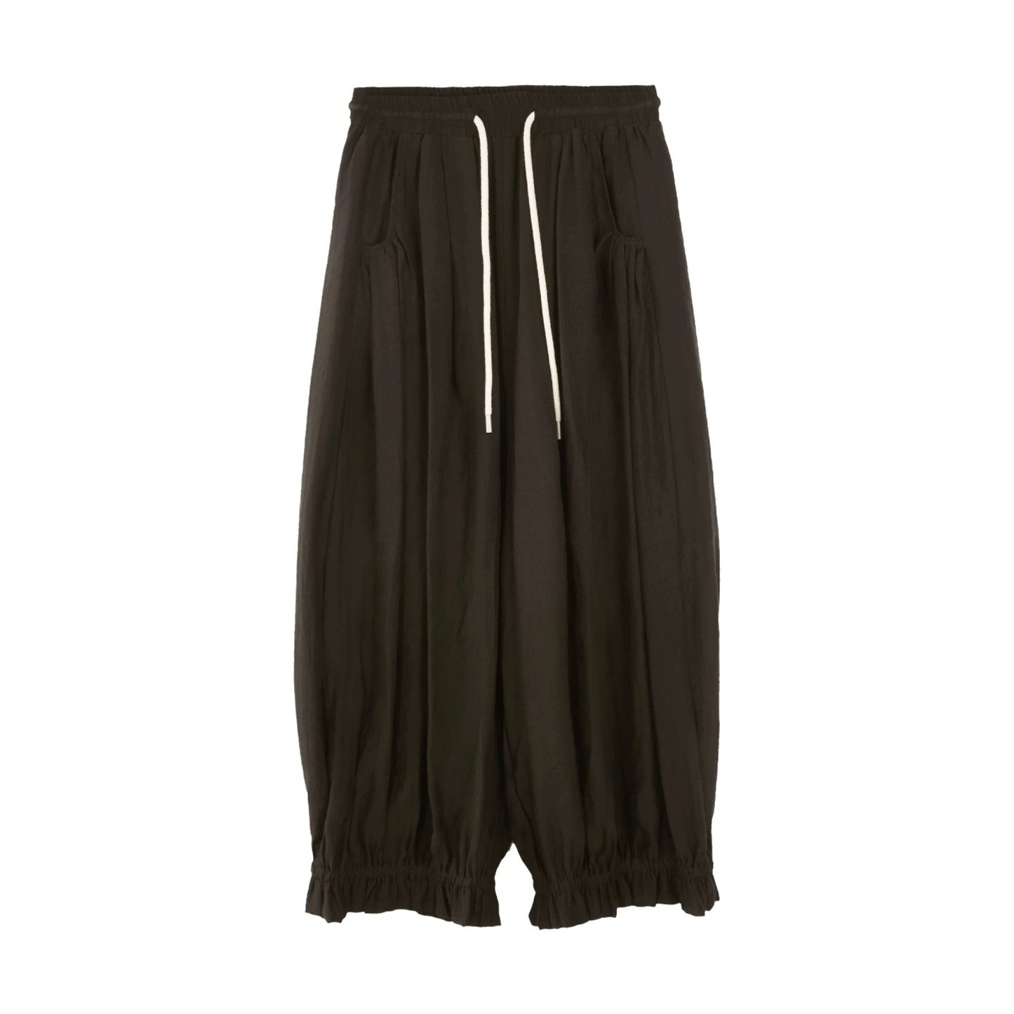 Lyocell Wide Leg Lantern Pants