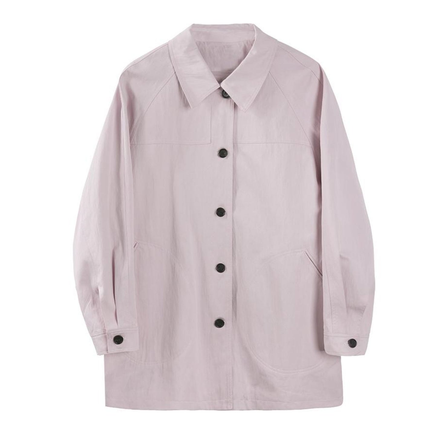 Purple Pink Trench Coat