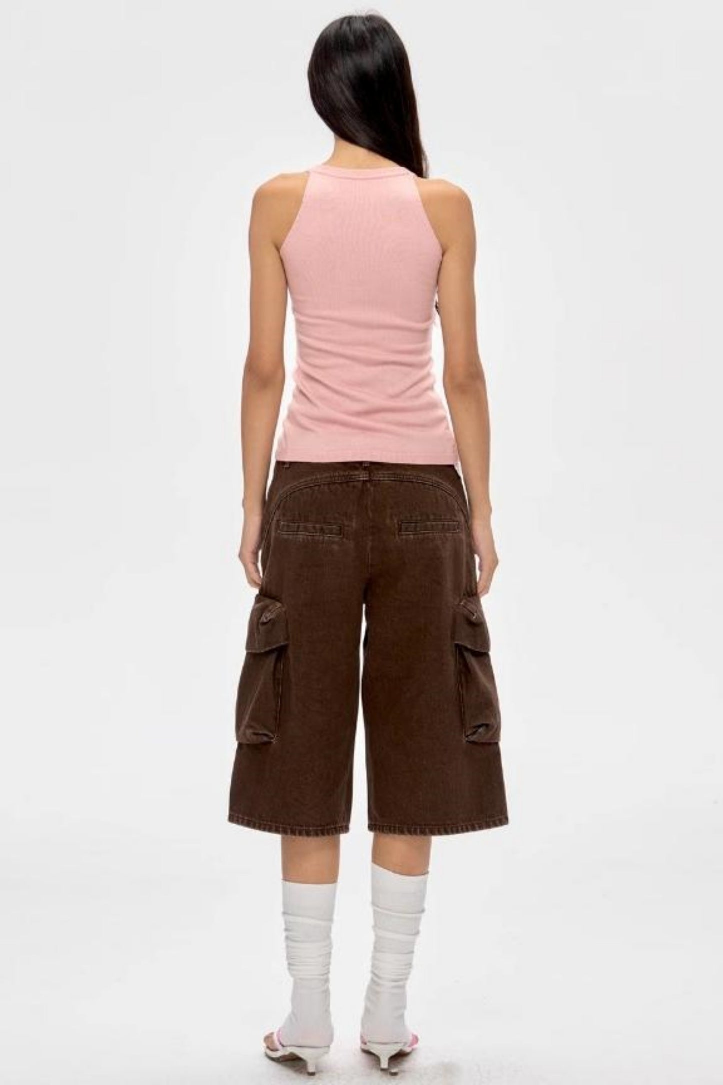 Chic Lace-Trimmed Summer Knit Top