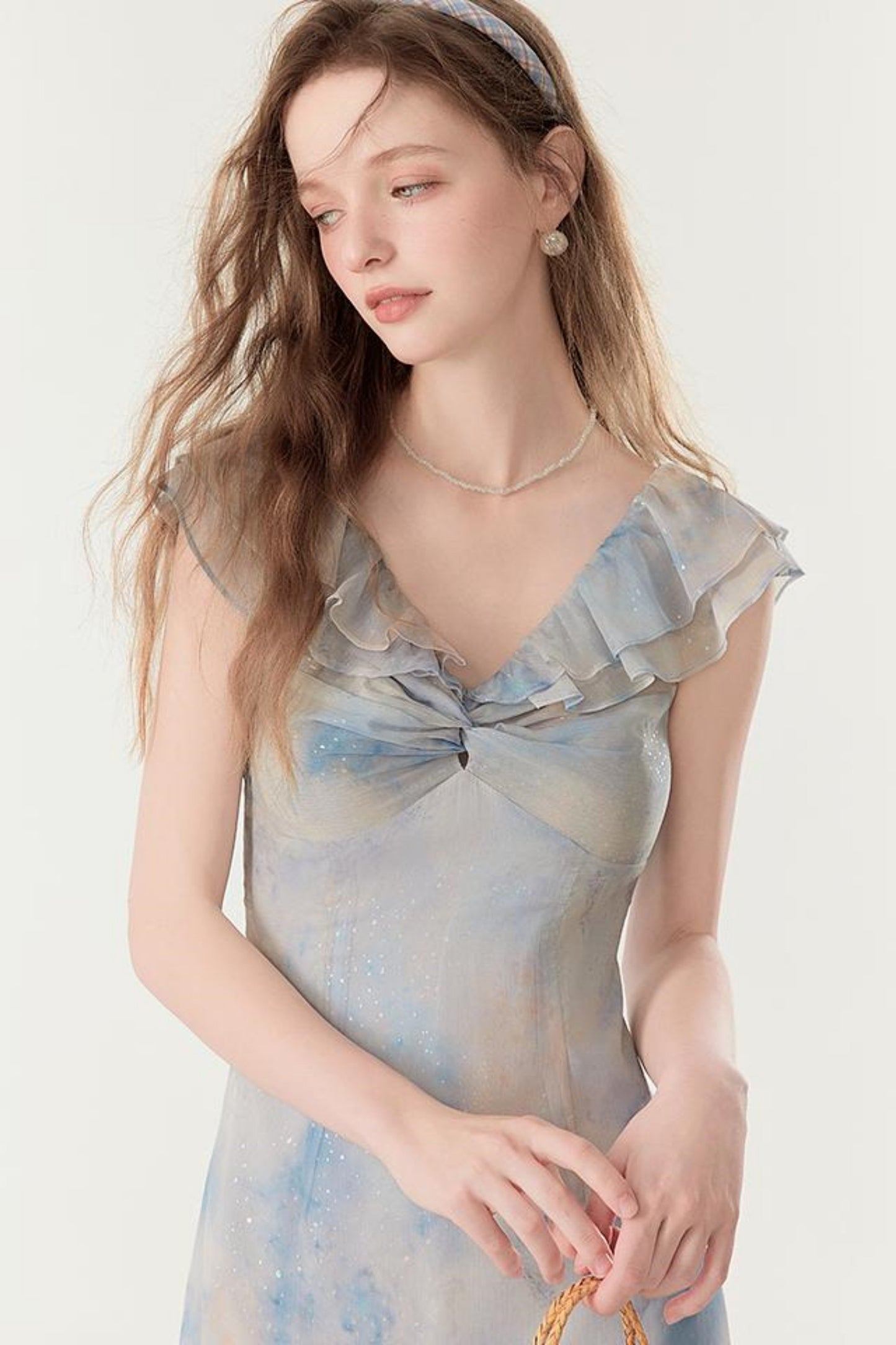 Halo Ruffle Maxi Dress