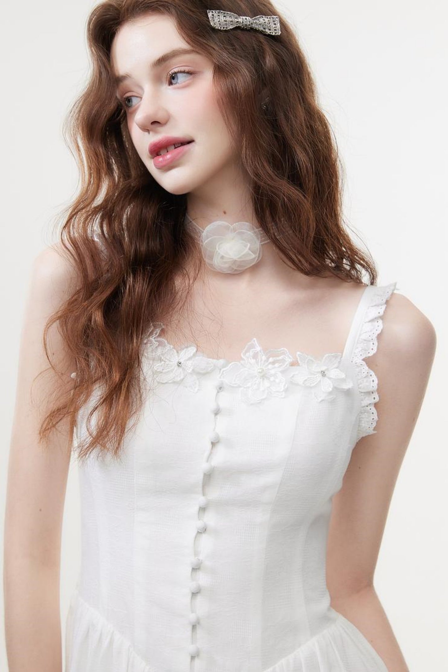 Elegant A-Line Lace Halter Dress