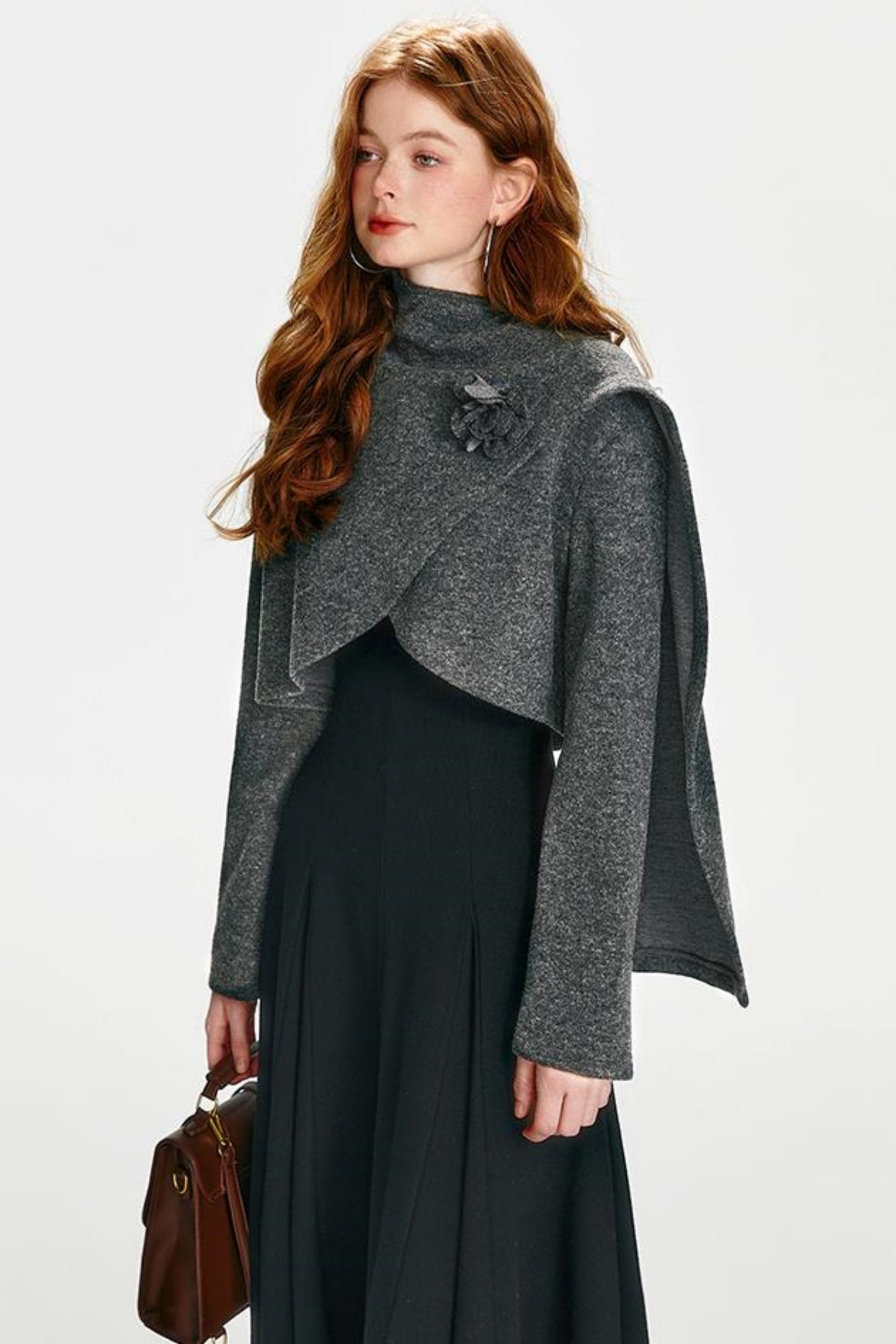 Luxe Gold Shawl Dress Set-Up