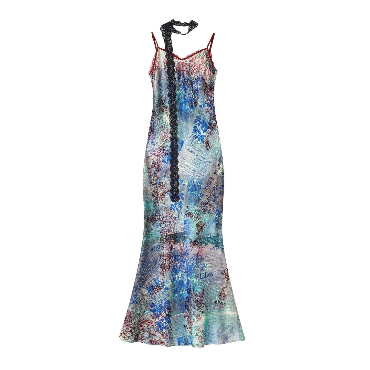 Akiva Halter Maxi Dress