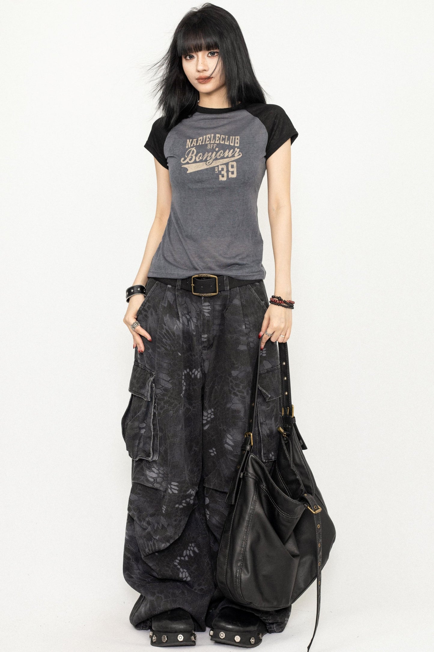 Vintage Color Block Tee