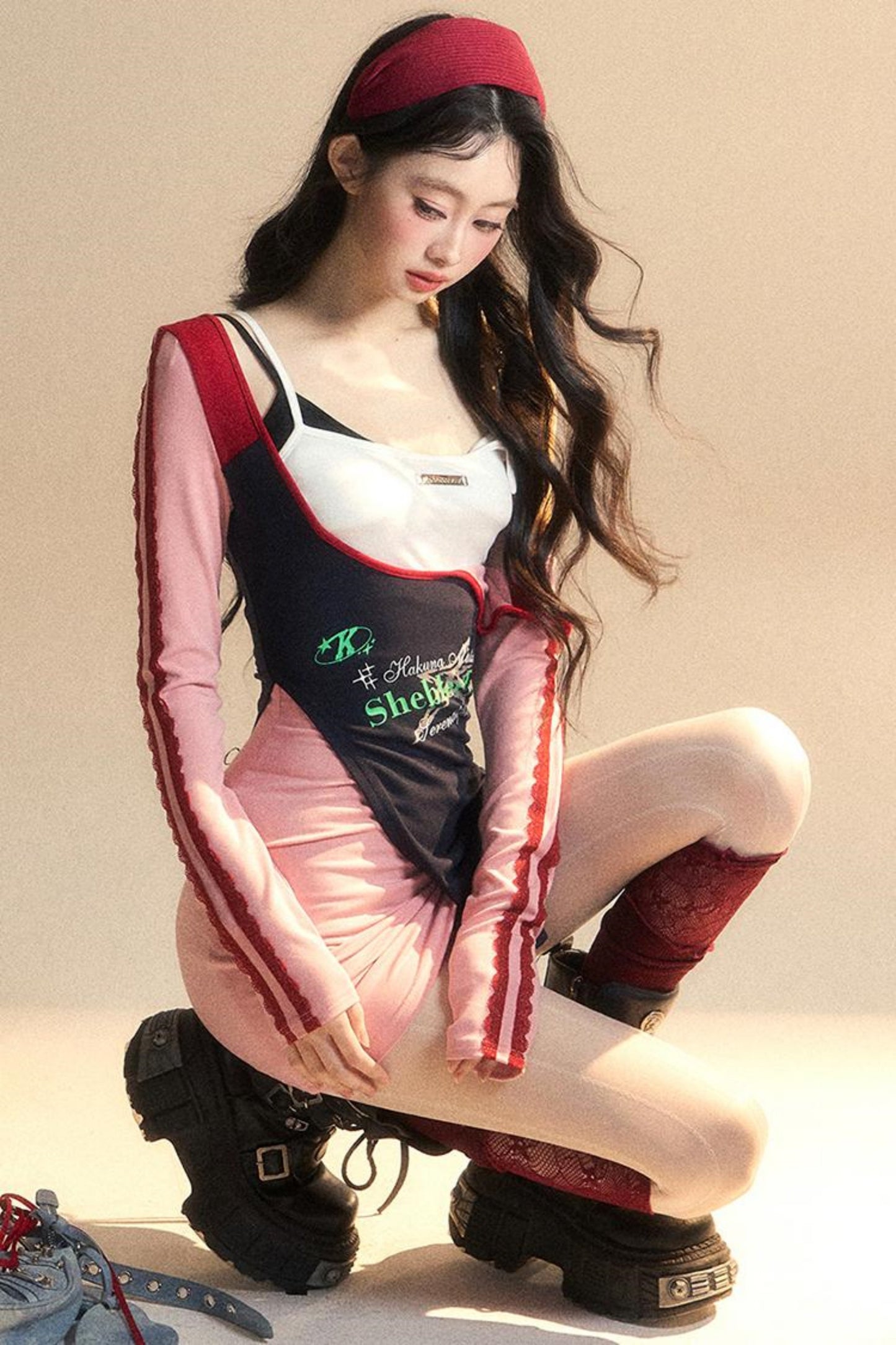 Navy Spicy Summer Lace Dress