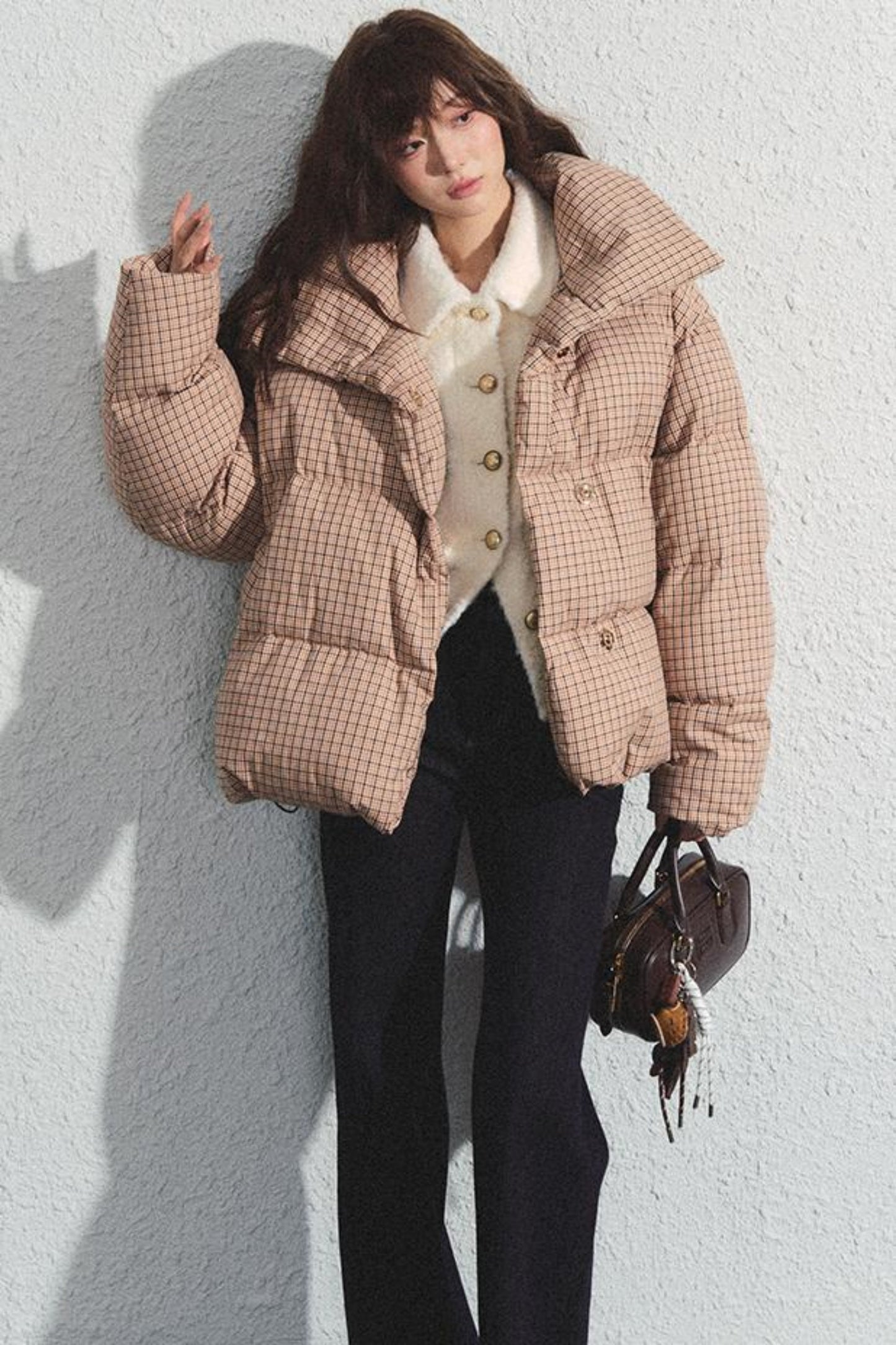 Tweed Waist Crop Jacket