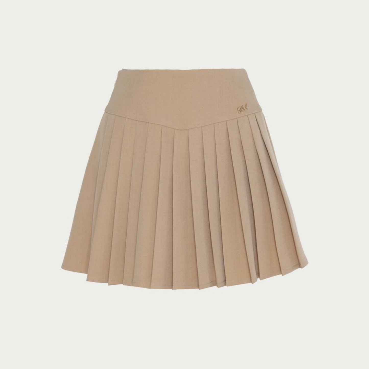 Pleated Mini Skirt