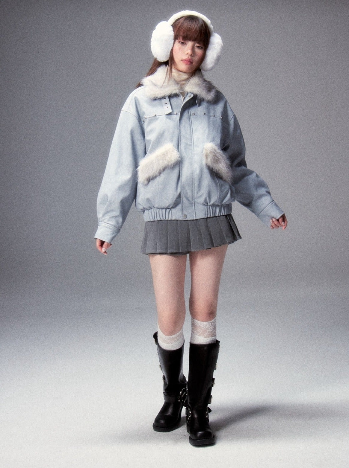 Fur Collar Sweet Jacket