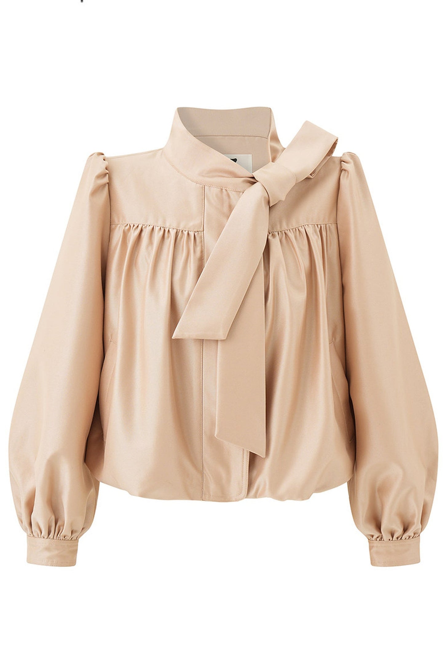 Herbst-Mokka Trenchcoat im Cape-Stil