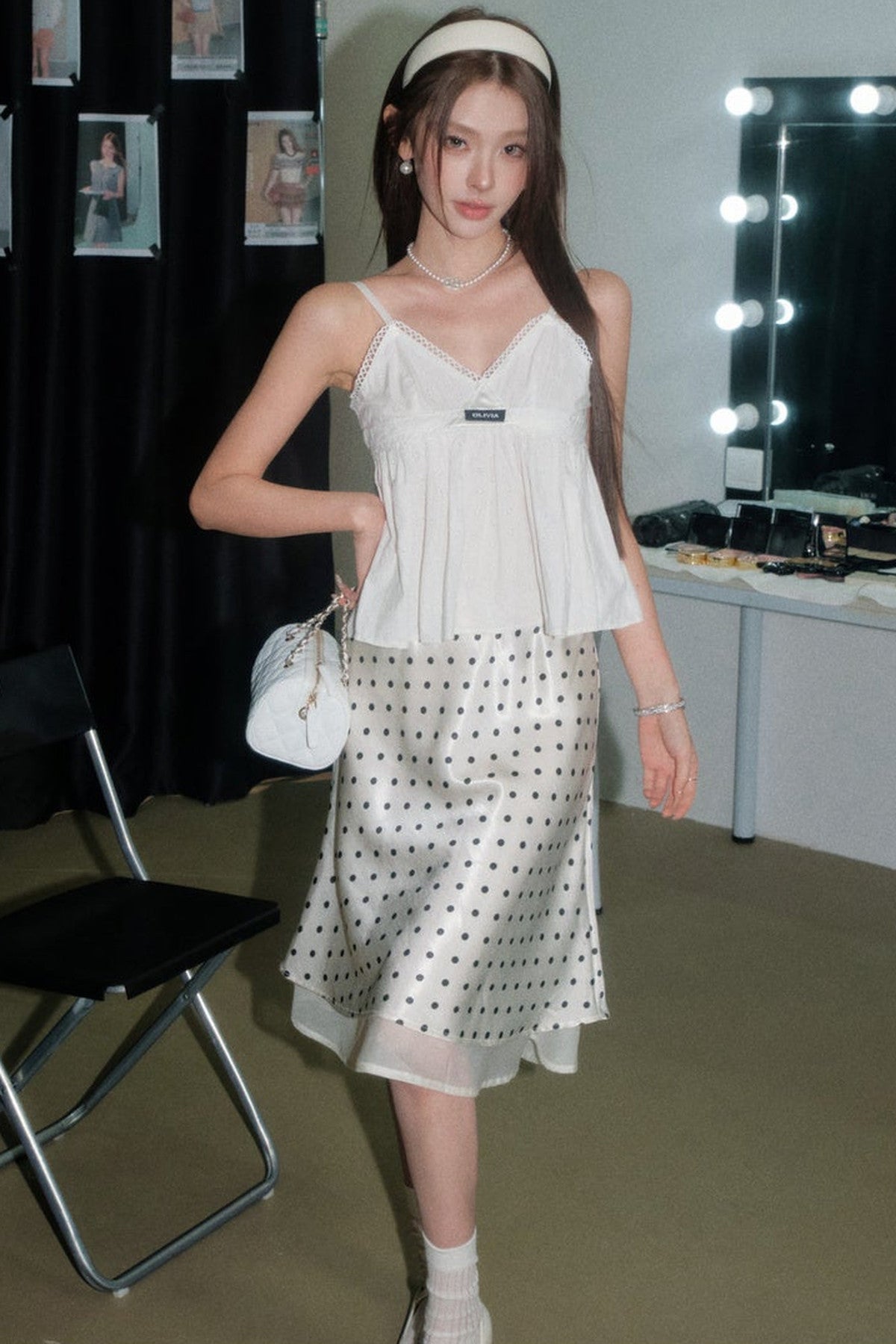 Layered-Look Blazer and Skirt Set-Up