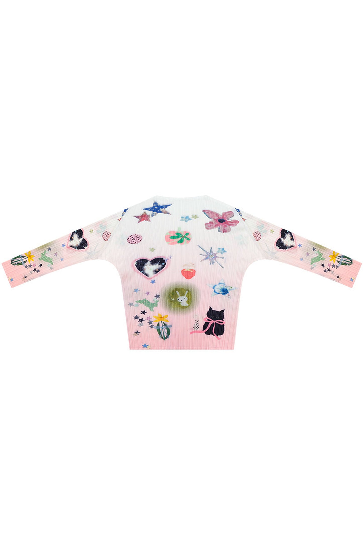 Pink Mist Pleated Blouse
