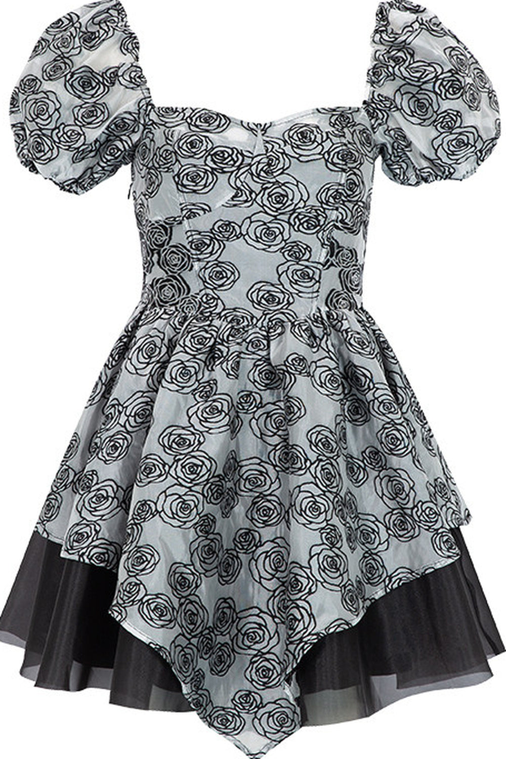 Tea Break Puff Sleeve Dress