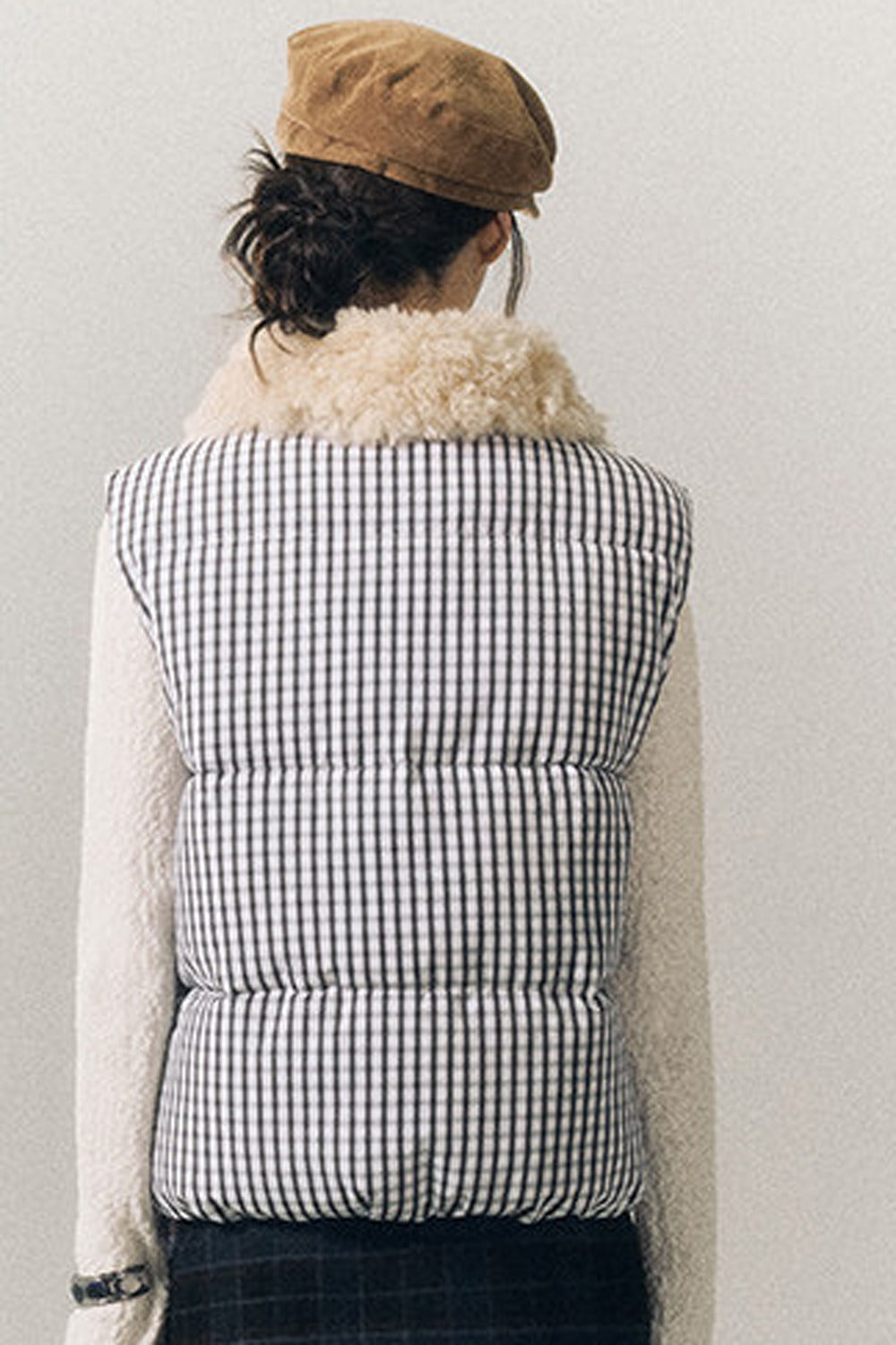 Stand Collar Padded Vest