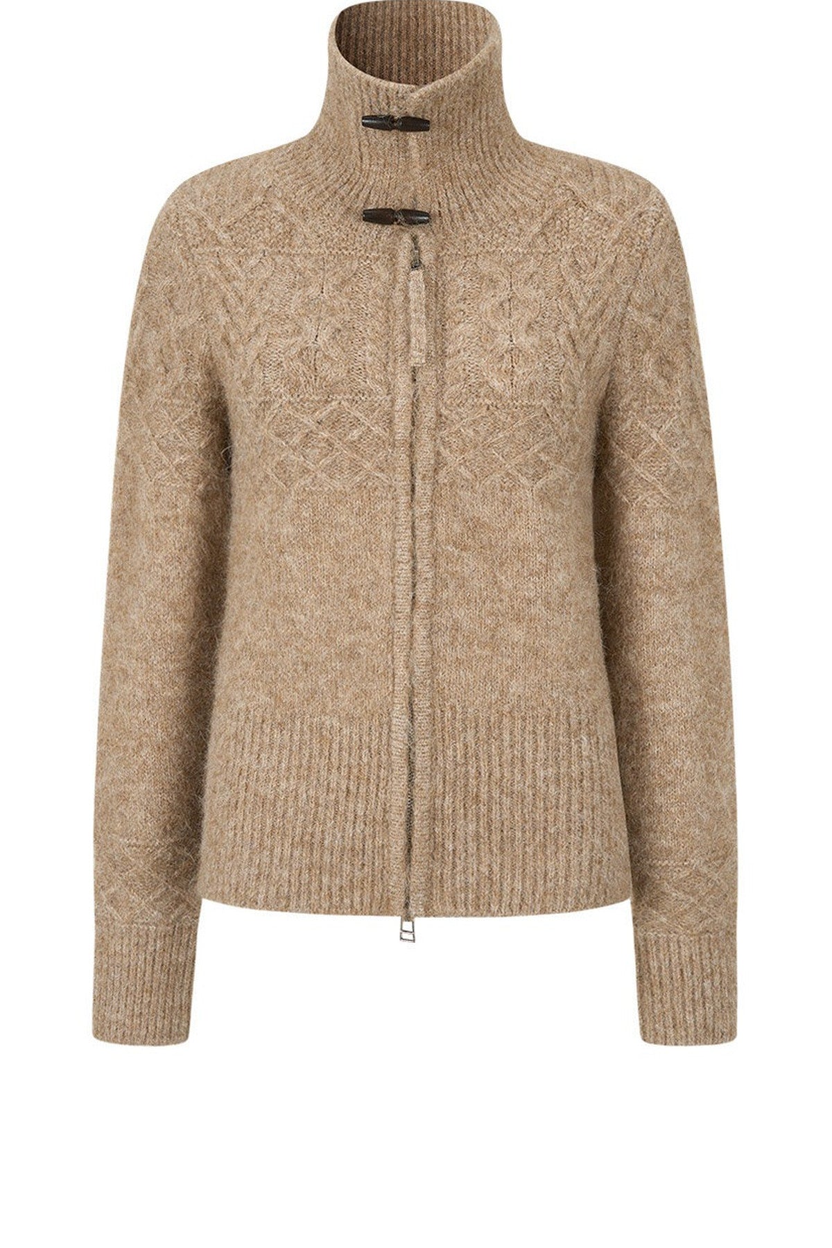 Wool Blend Toggle Cardigan