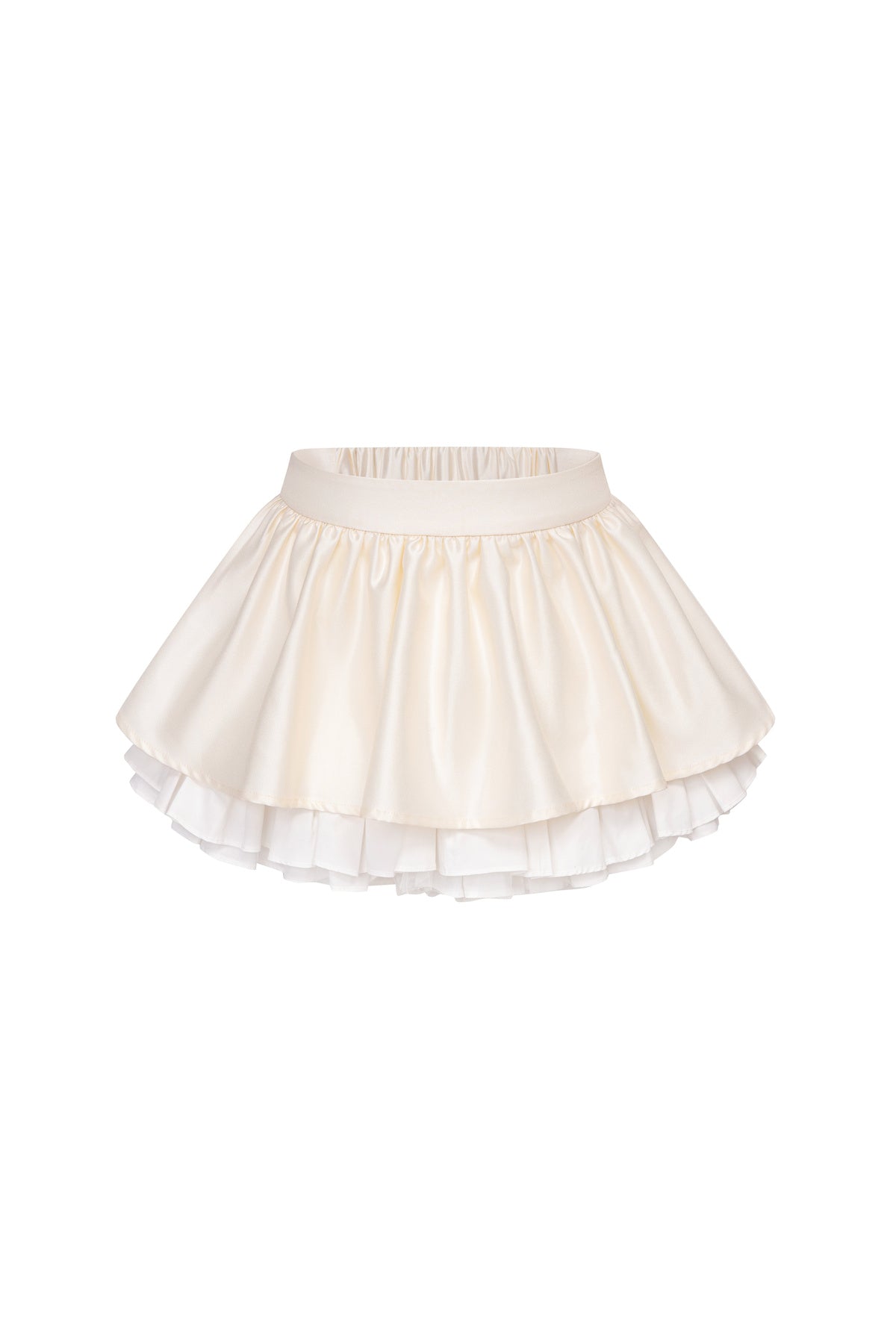 Satin Jacket and Multi-Layered Puffy Skirt Set-Up