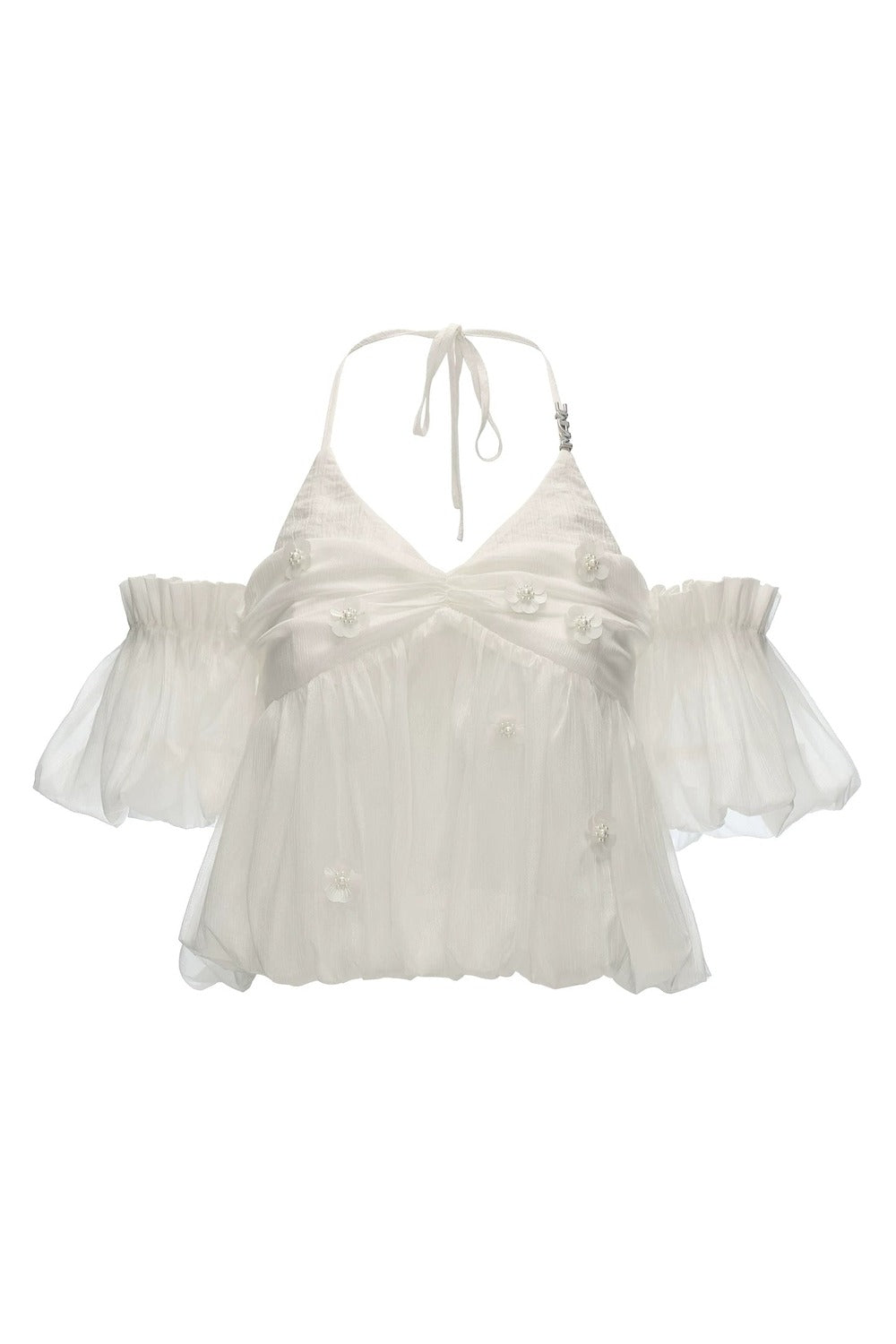 Puff Sleeve Floral Camisole Top