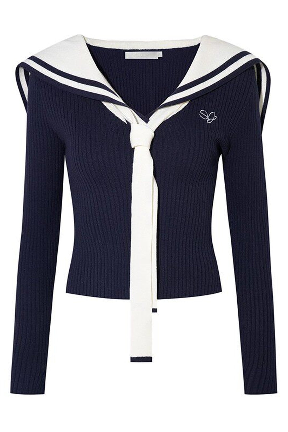 Sailor Collar Knit Sweater