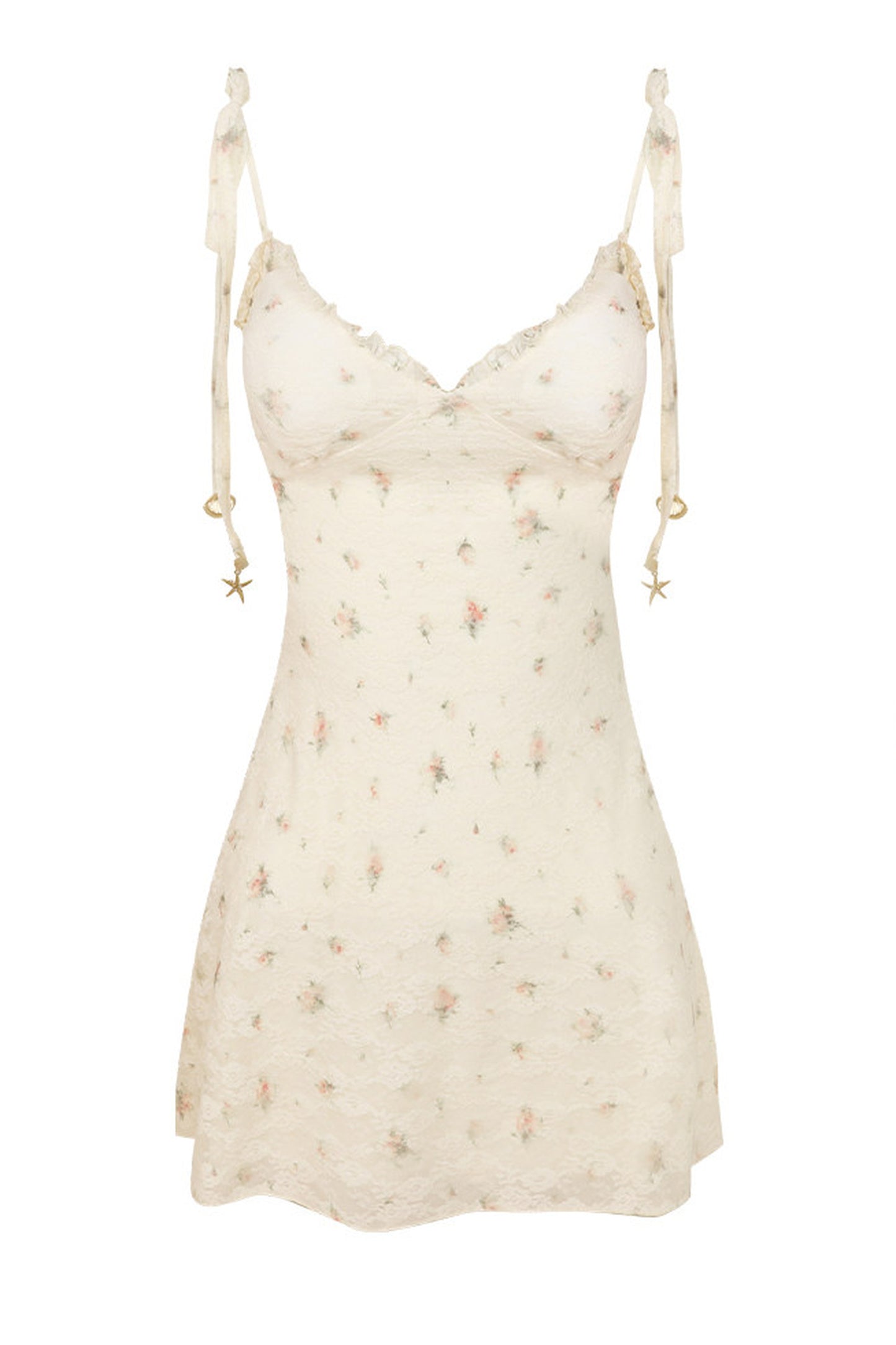 Floral Lace Bodycon Strap Dress