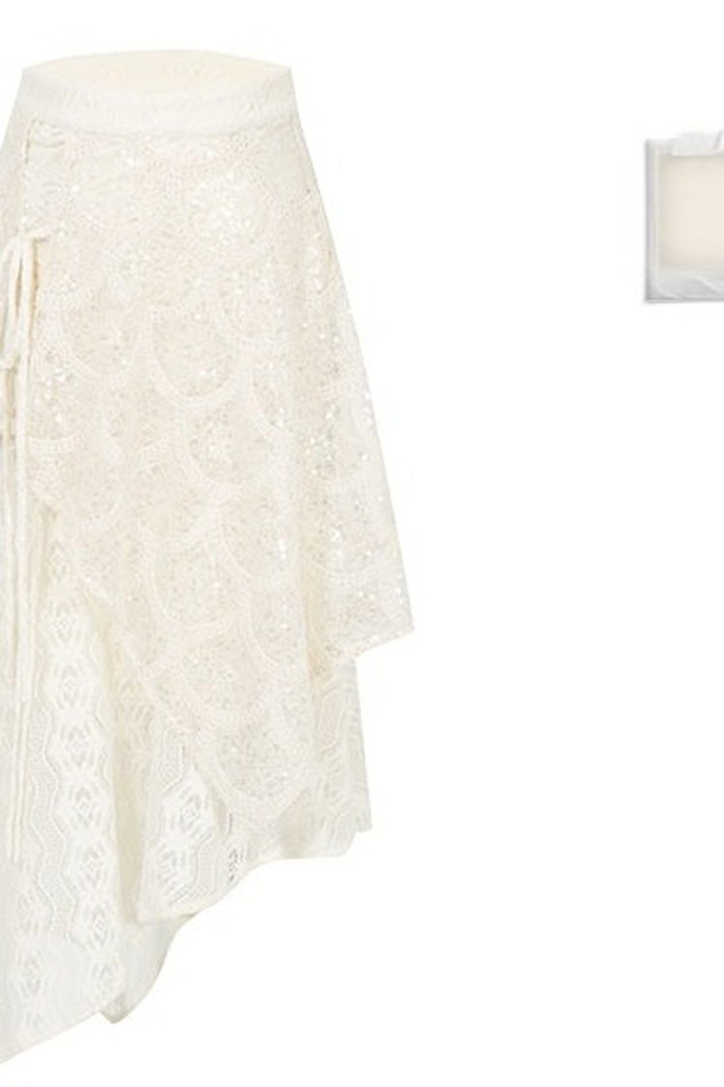 New Chinese Lace Top and Skirt Set-Up