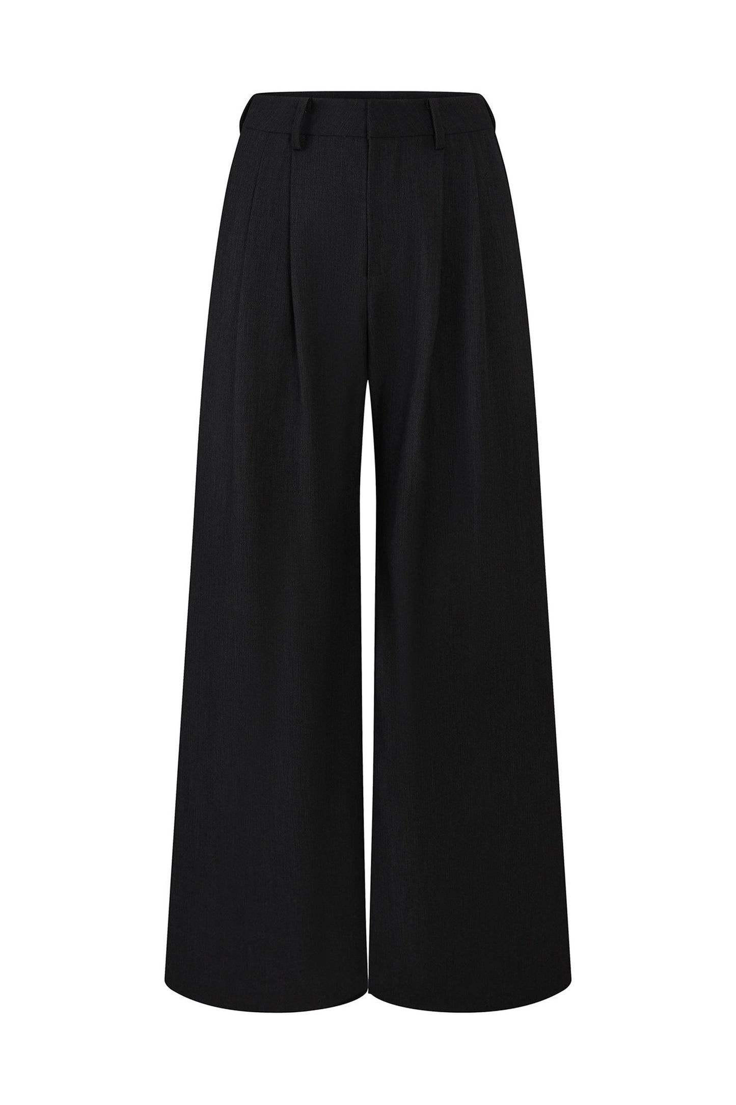High-Waisted Drapey Trousers