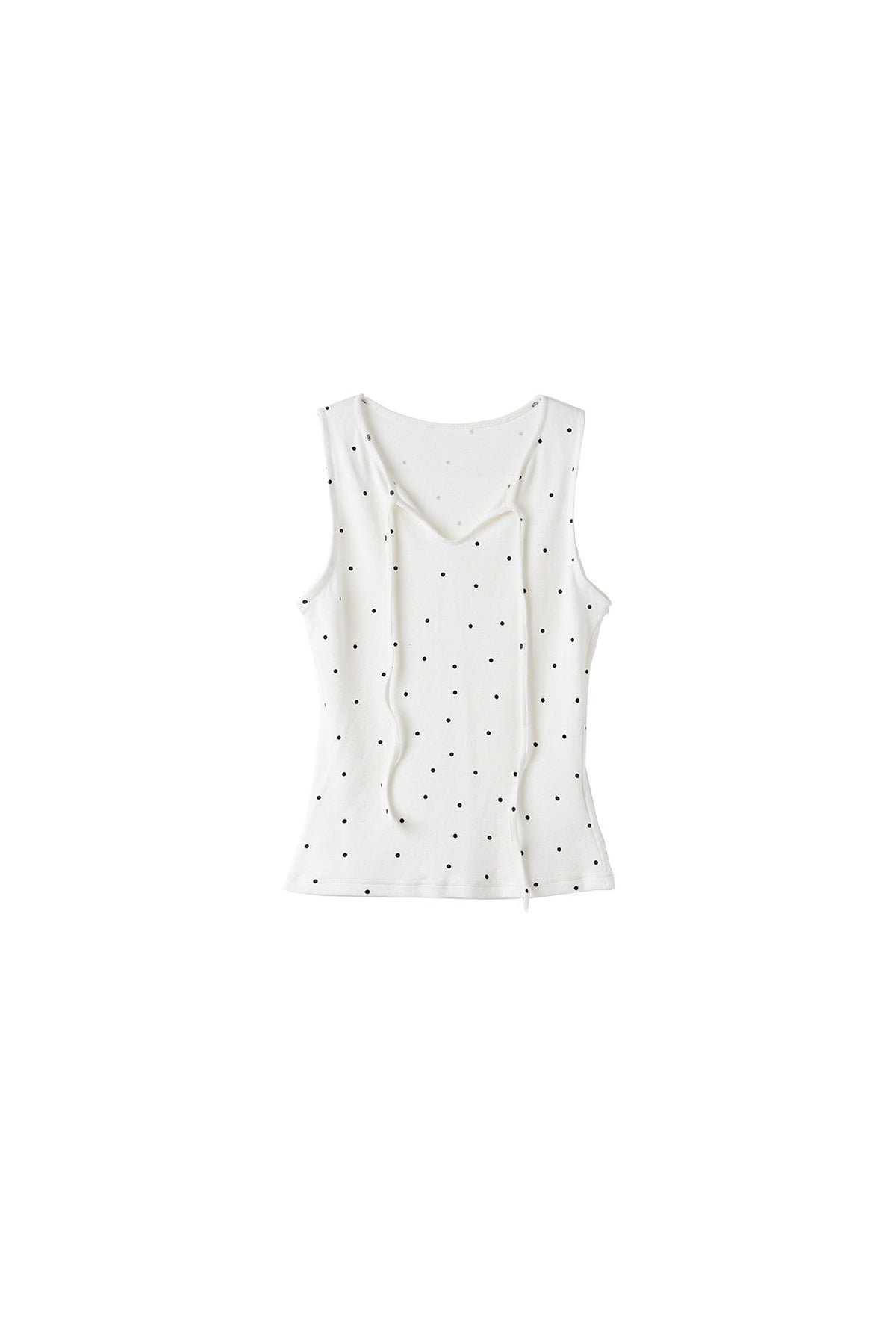 Polka Dot Slim Fit Short Camisole