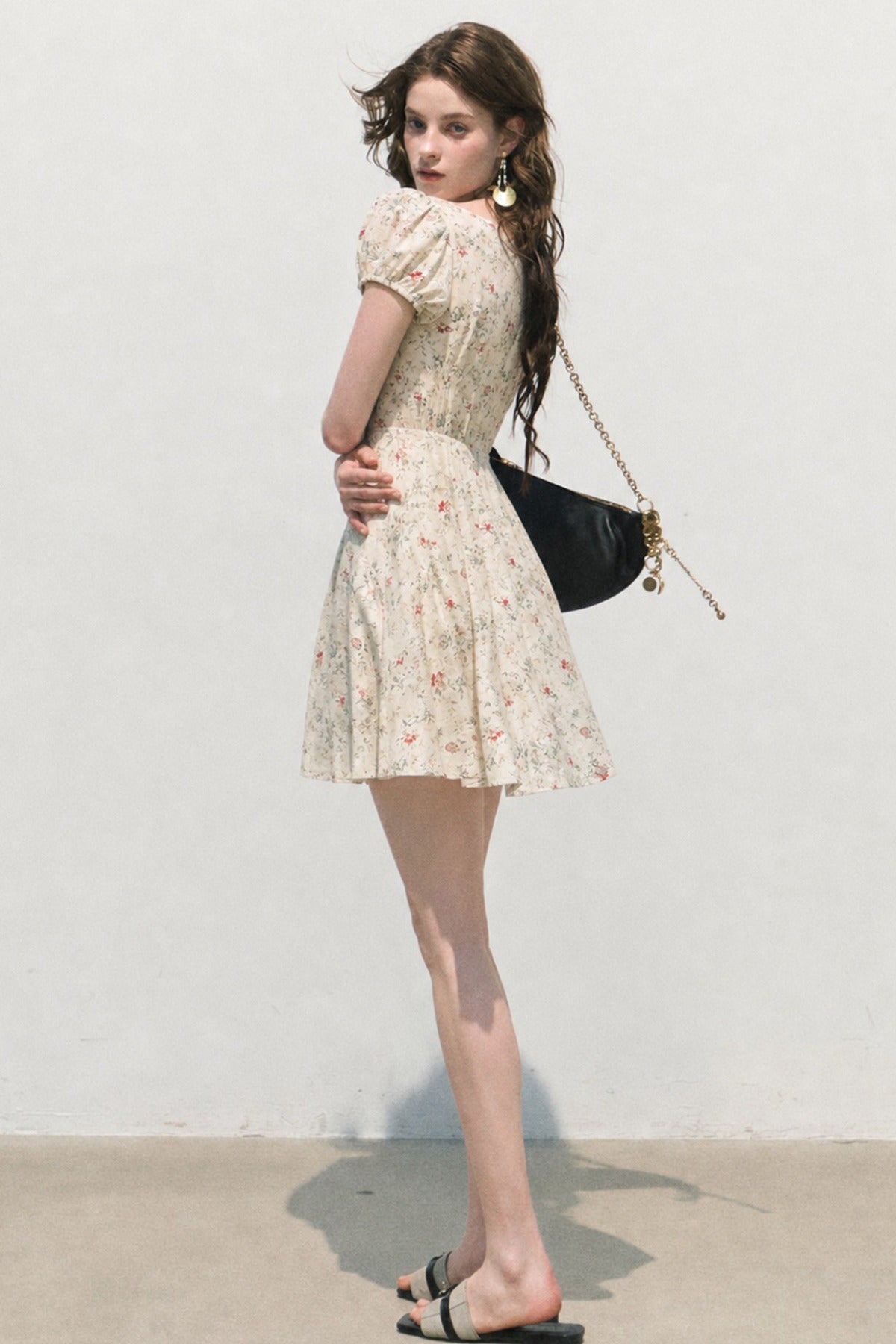Floral Lyocell Linen Mermaid Dress