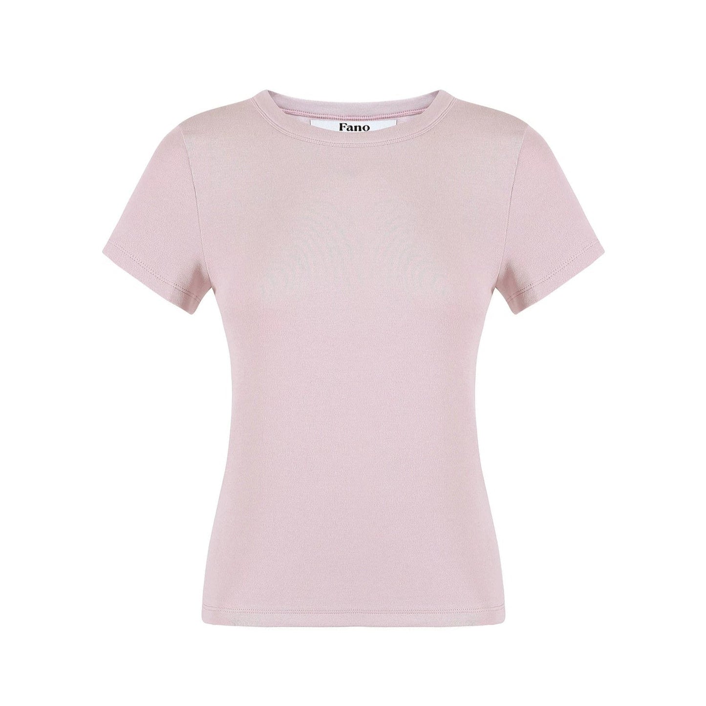 T-shirt rosa a girocollo