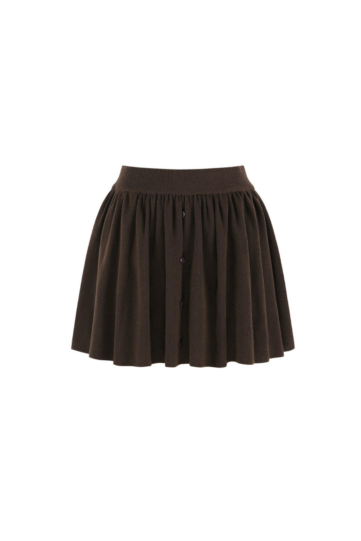 Hollow-Out Knit Cardigan and Skirt Set-Up